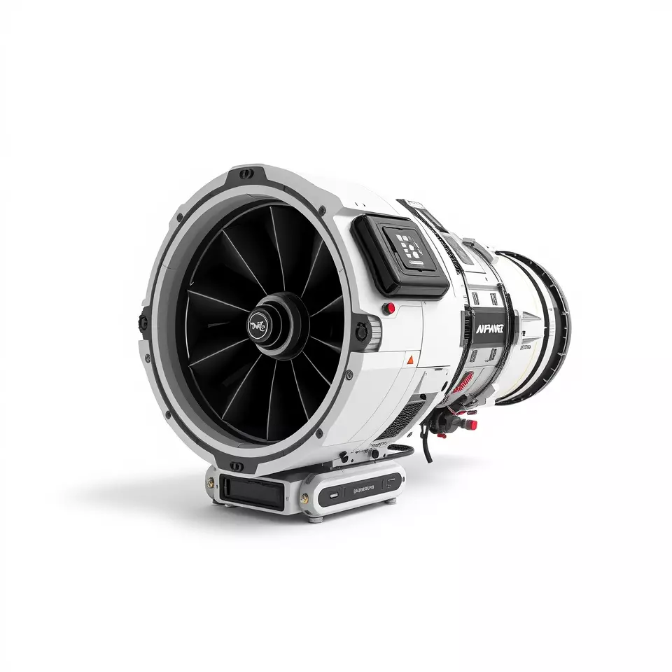 Futuristic Jet Engine Model Pack Low-poly 3D model_3