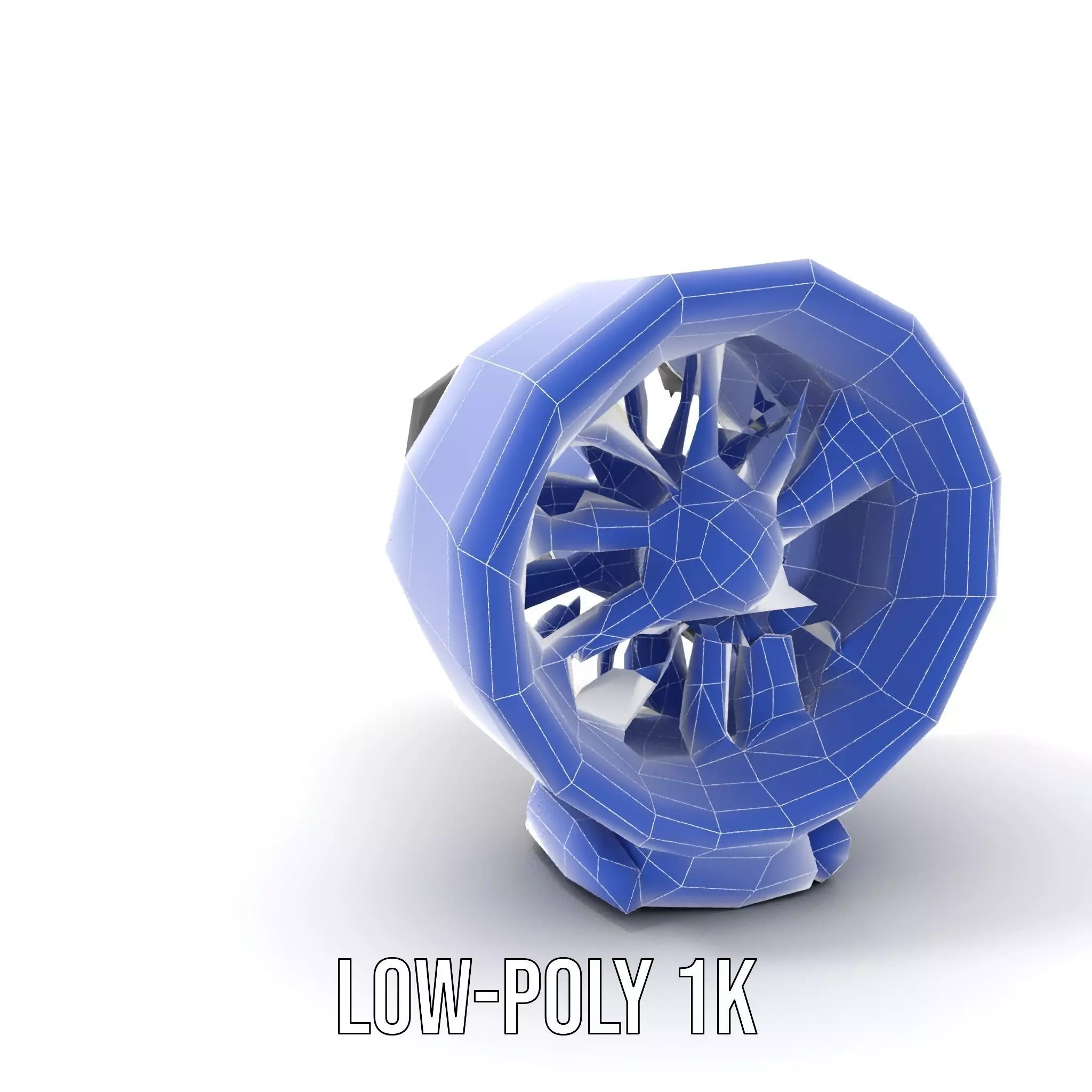 Futuristic Jet Engine Model Pack Low-poly 3D model_10