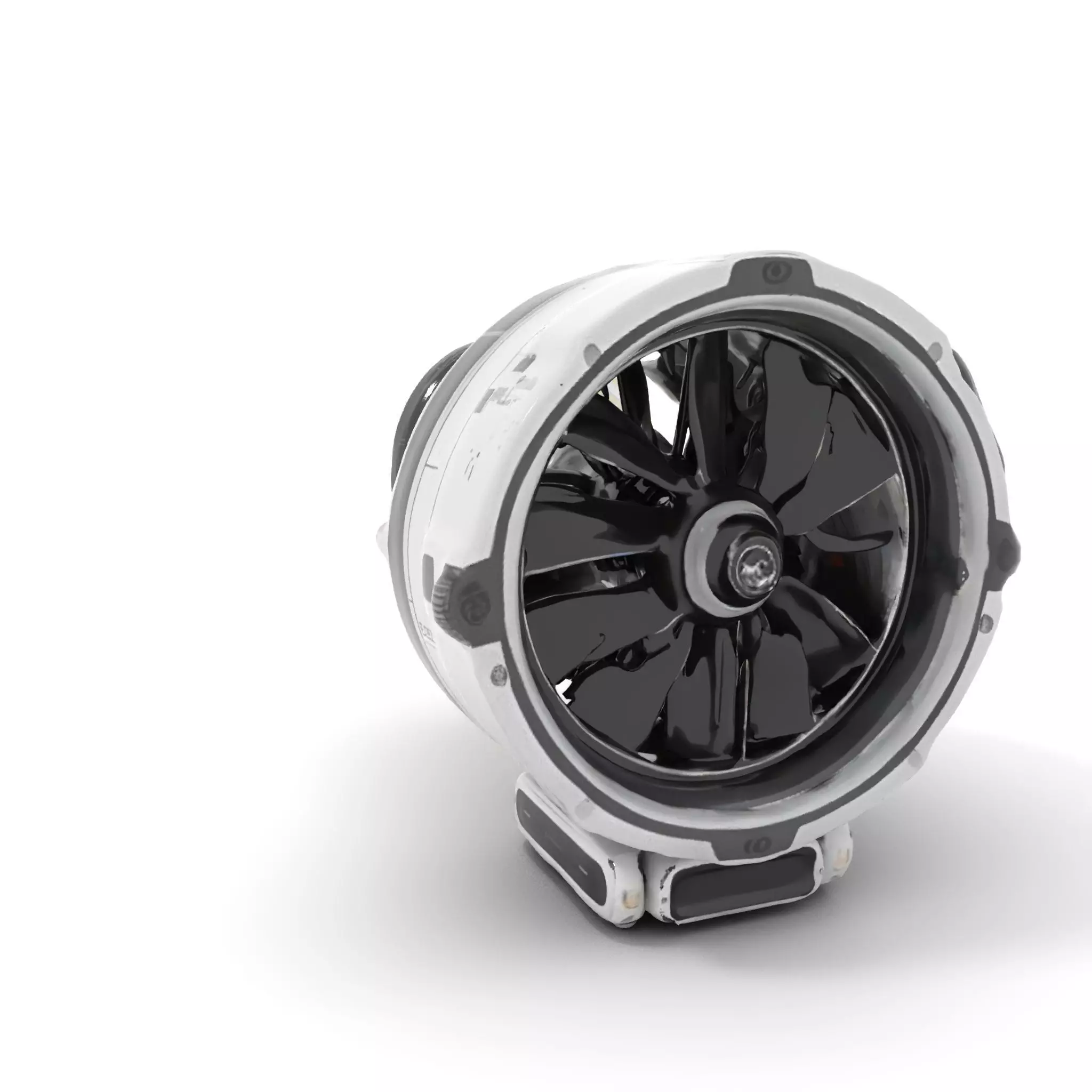 Futuristic Jet Engine Model Pack Low-poly 3D model_0
