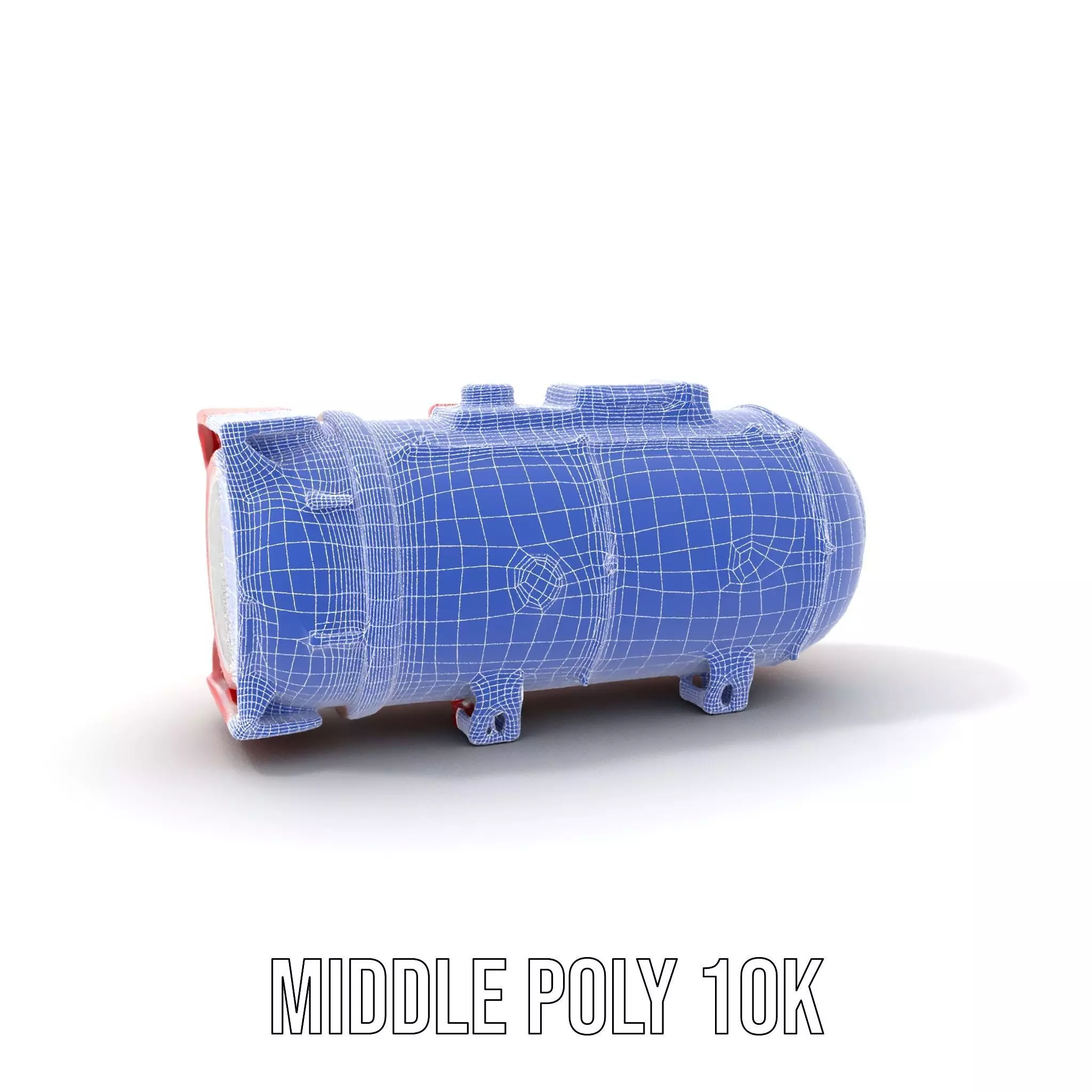 Nuclear Missile Model Pack with HighDetail Red Exterior Low-poly 3D model_25