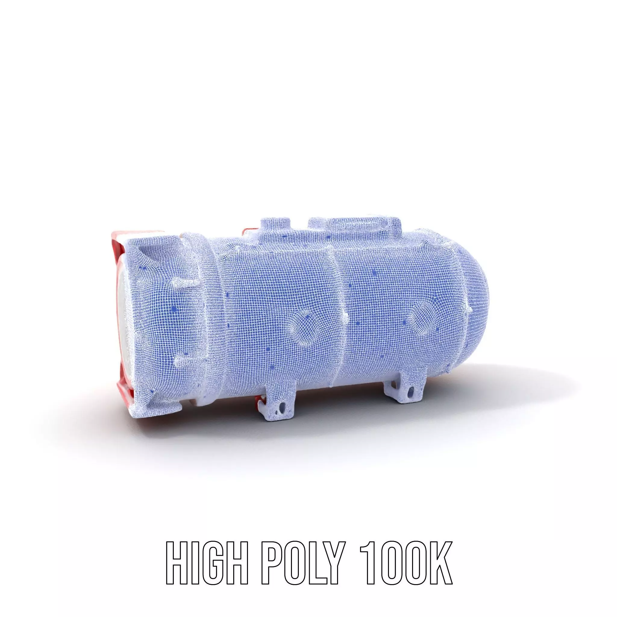 Nuclear Missile Model Pack with HighDetail Red Exterior Low-poly 3D model_5