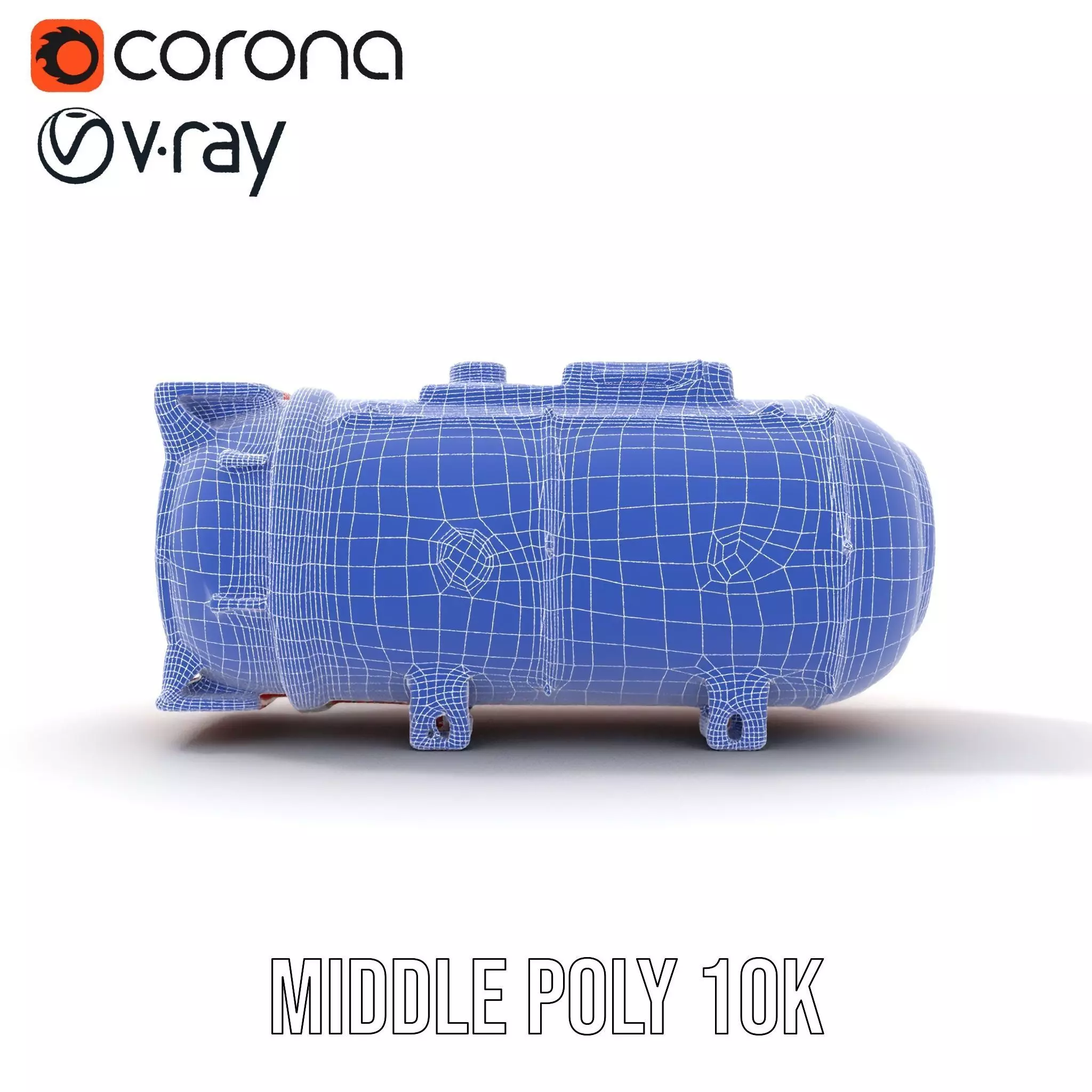 Nuclear Missile Model Pack with HighDetail Red Exterior Low-poly 3D model_28