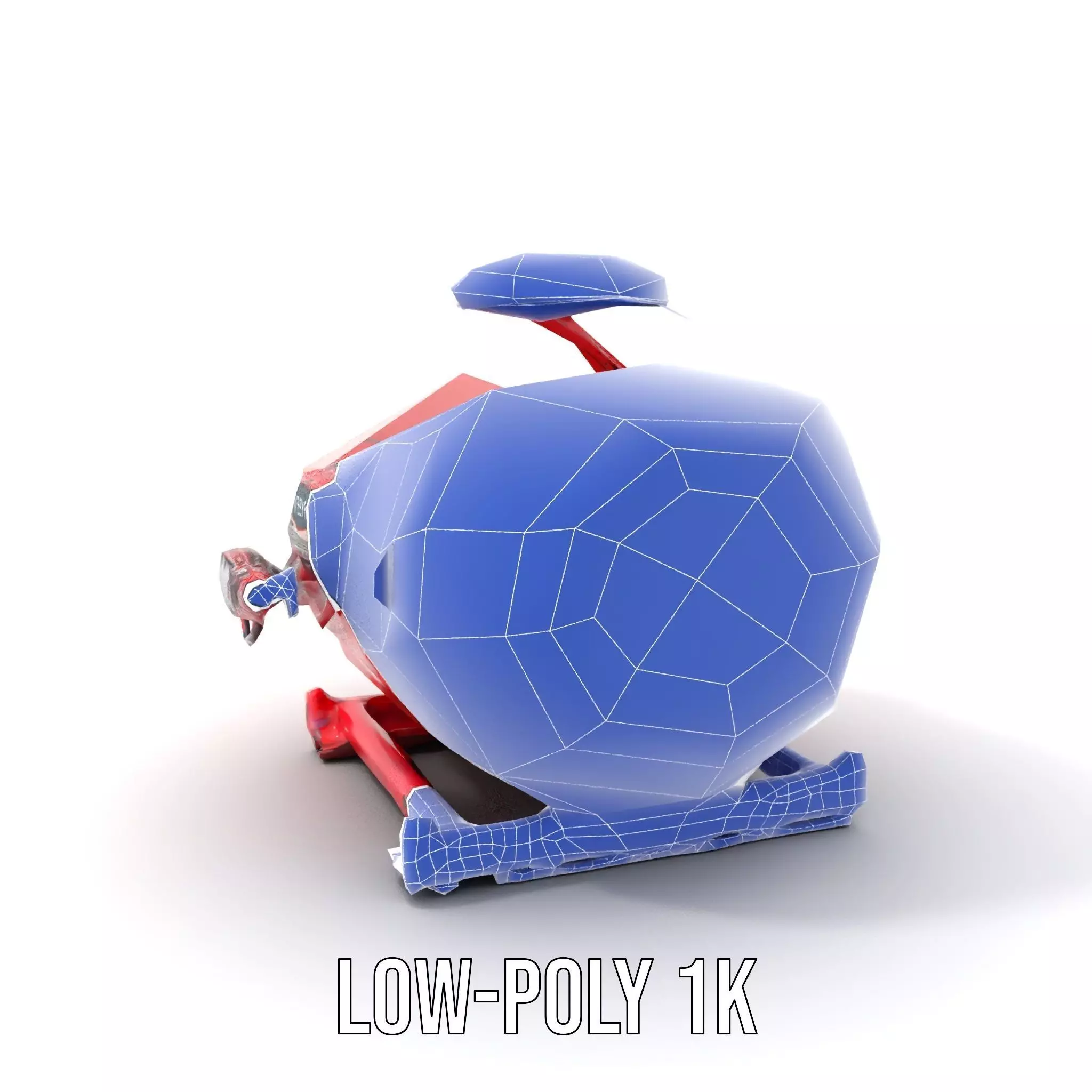 Industrial Pressure Vessel Model Pack Low-poly 3D model_20