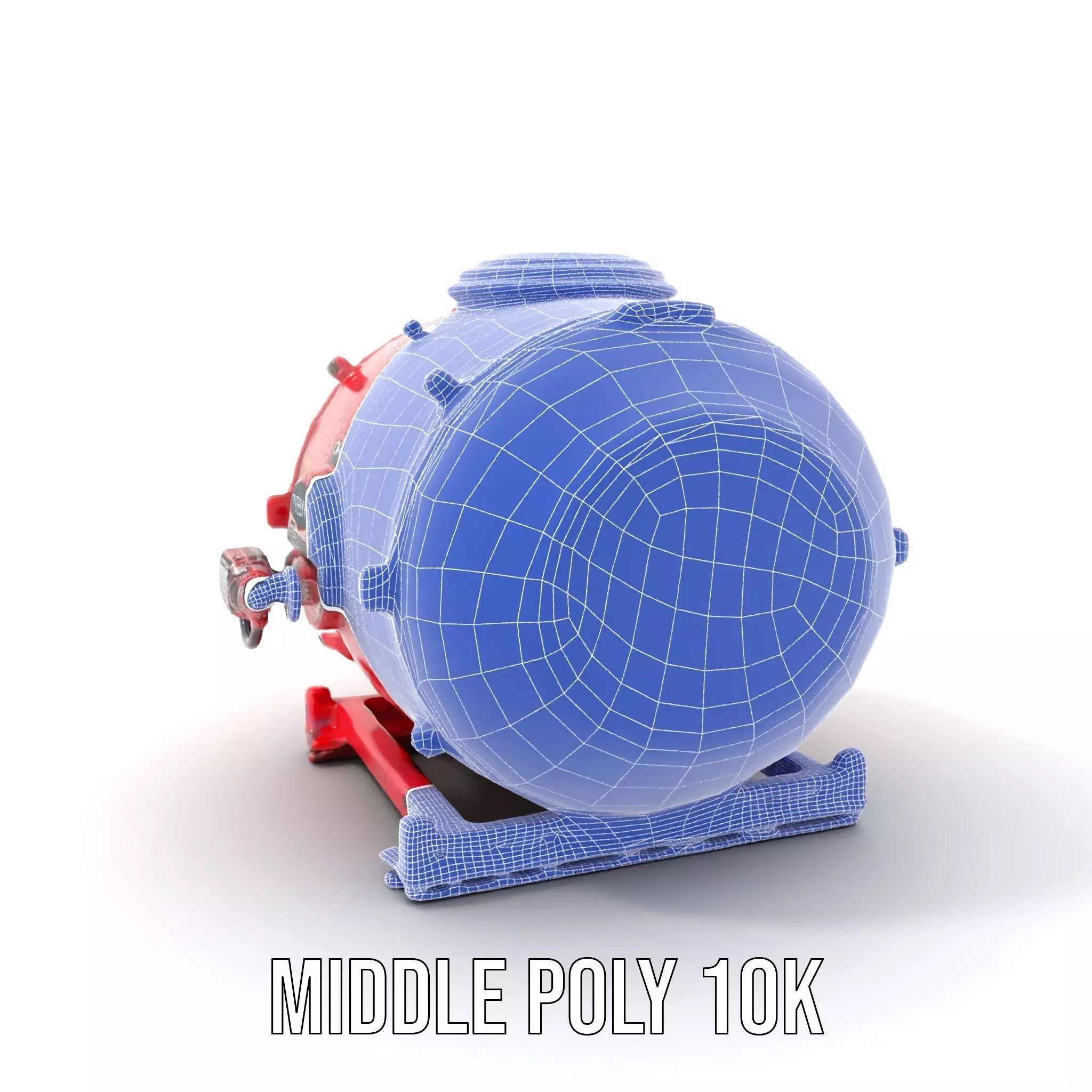Industrial Pressure Vessel Model Pack Low-poly 3D model_30