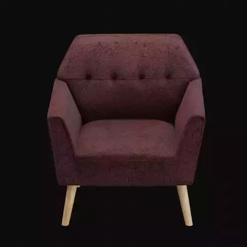 Kingfun accent chair 3D model