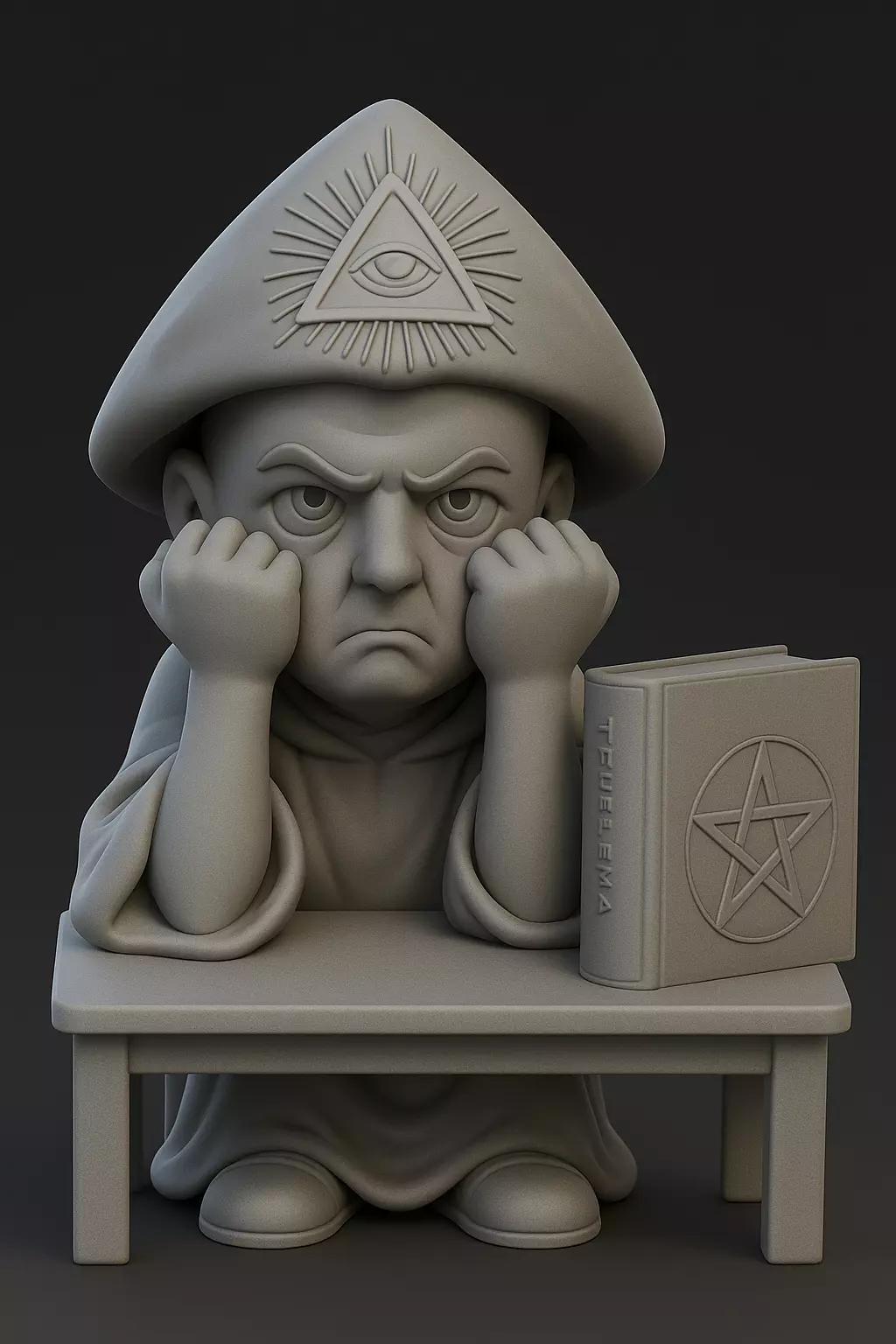 ALEISTER CROWLEY 3D print model
