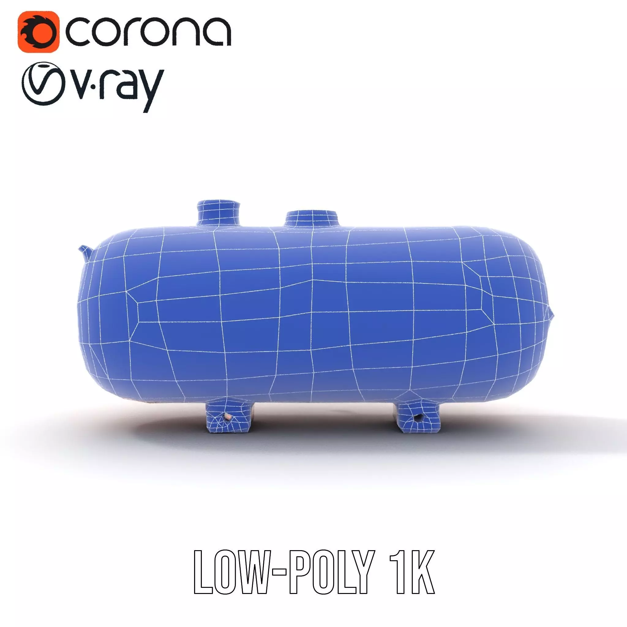 Industrial Hazardous Material Tank model pack Low-poly 3D model_20