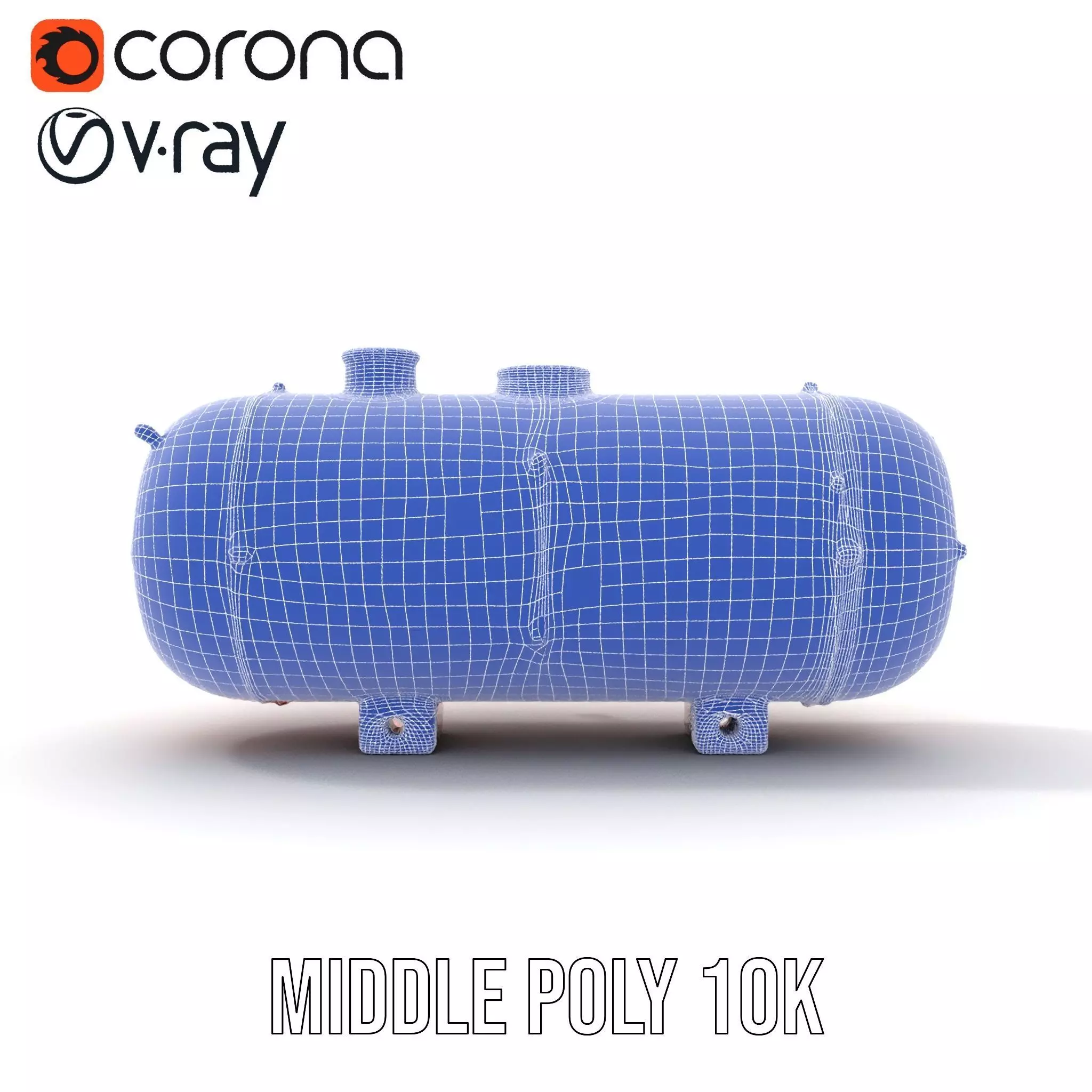 Industrial Hazardous Material Tank model pack Low-poly 3D model_22