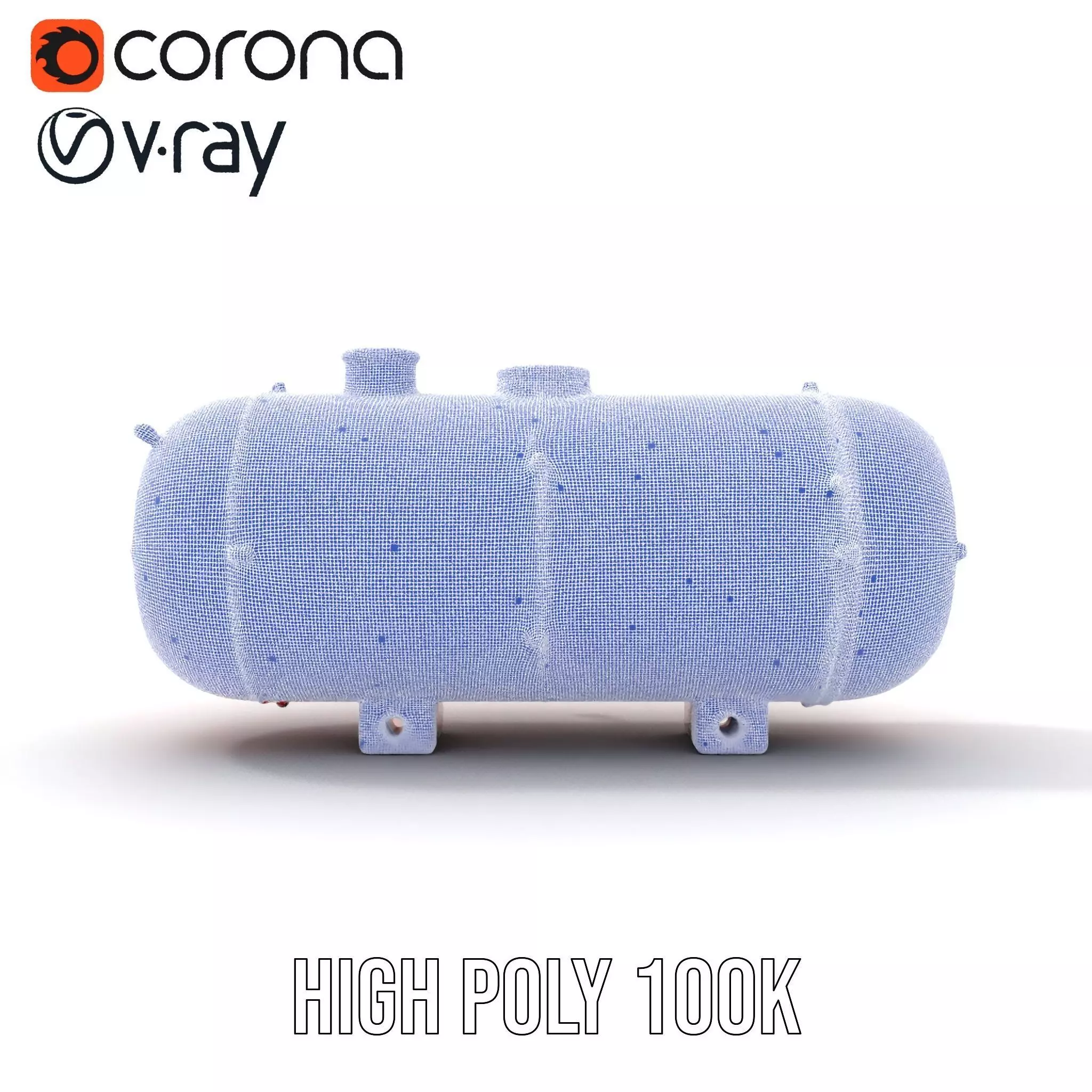 Industrial Hazardous Material Tank model pack Low-poly 3D model_33