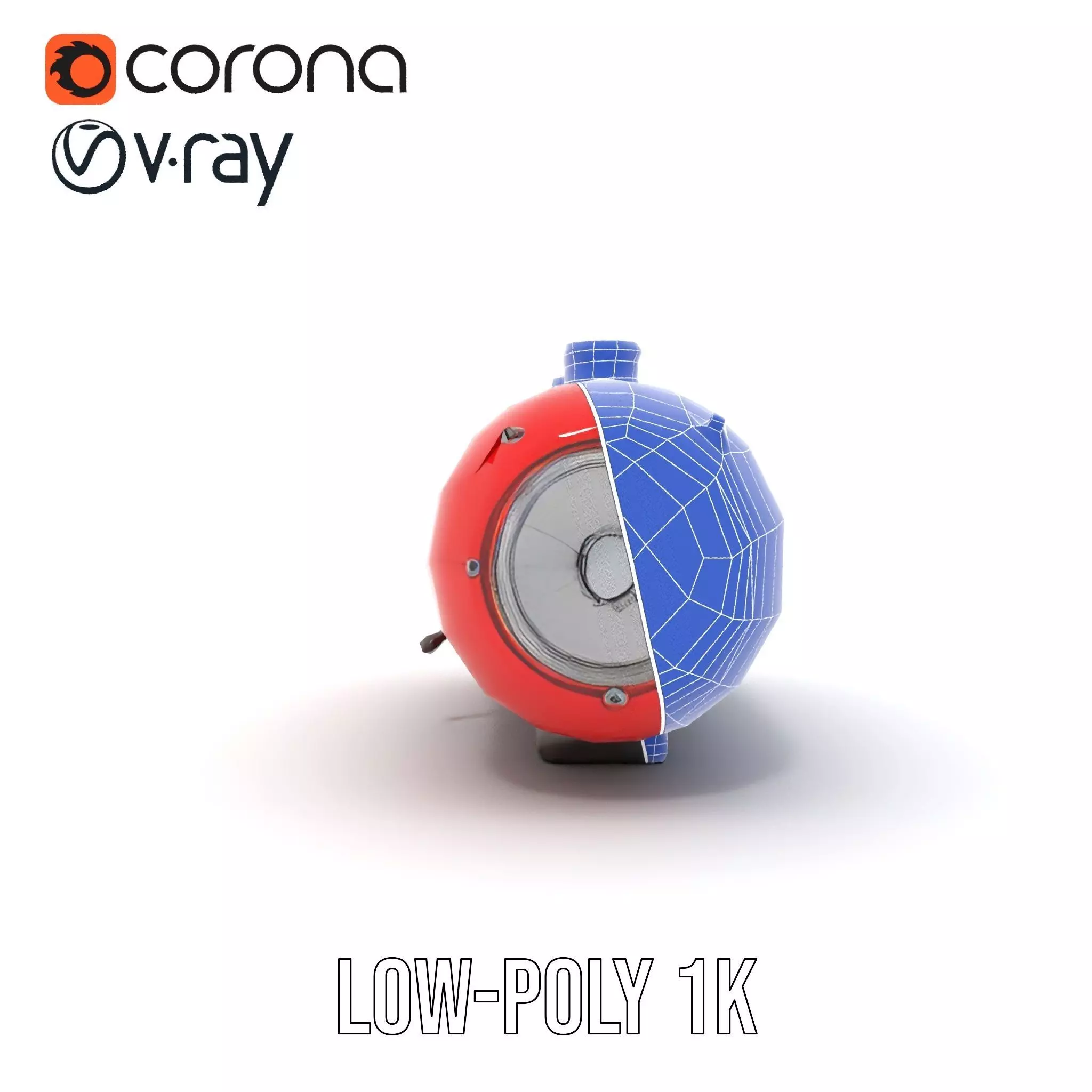 Industrial Hazardous Material Tank model pack Low-poly 3D model_30