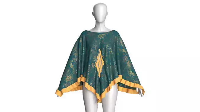 Girls Printed Midi Dress