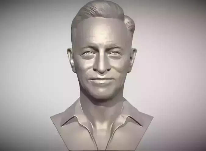 Bruce Springsteen bust for 3D printing