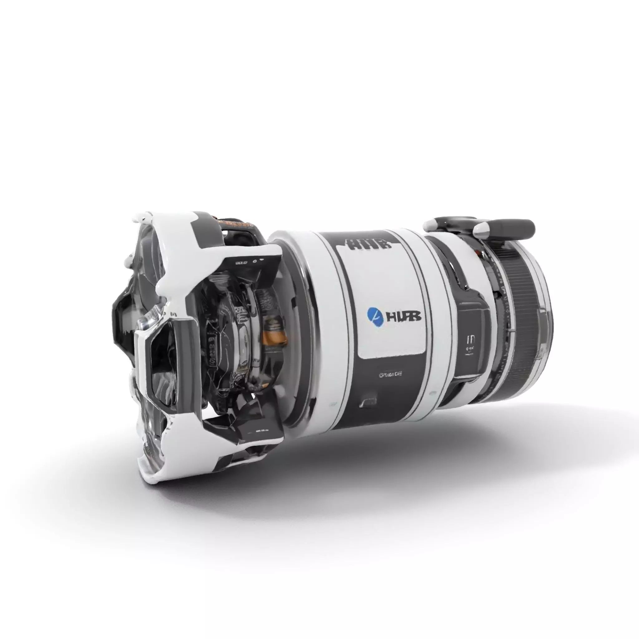 Futuristic Jet Engine Model Pack Low-poly 3D model_0