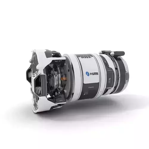 Futuristic Jet Engine Model Pack Low-poly 3D model