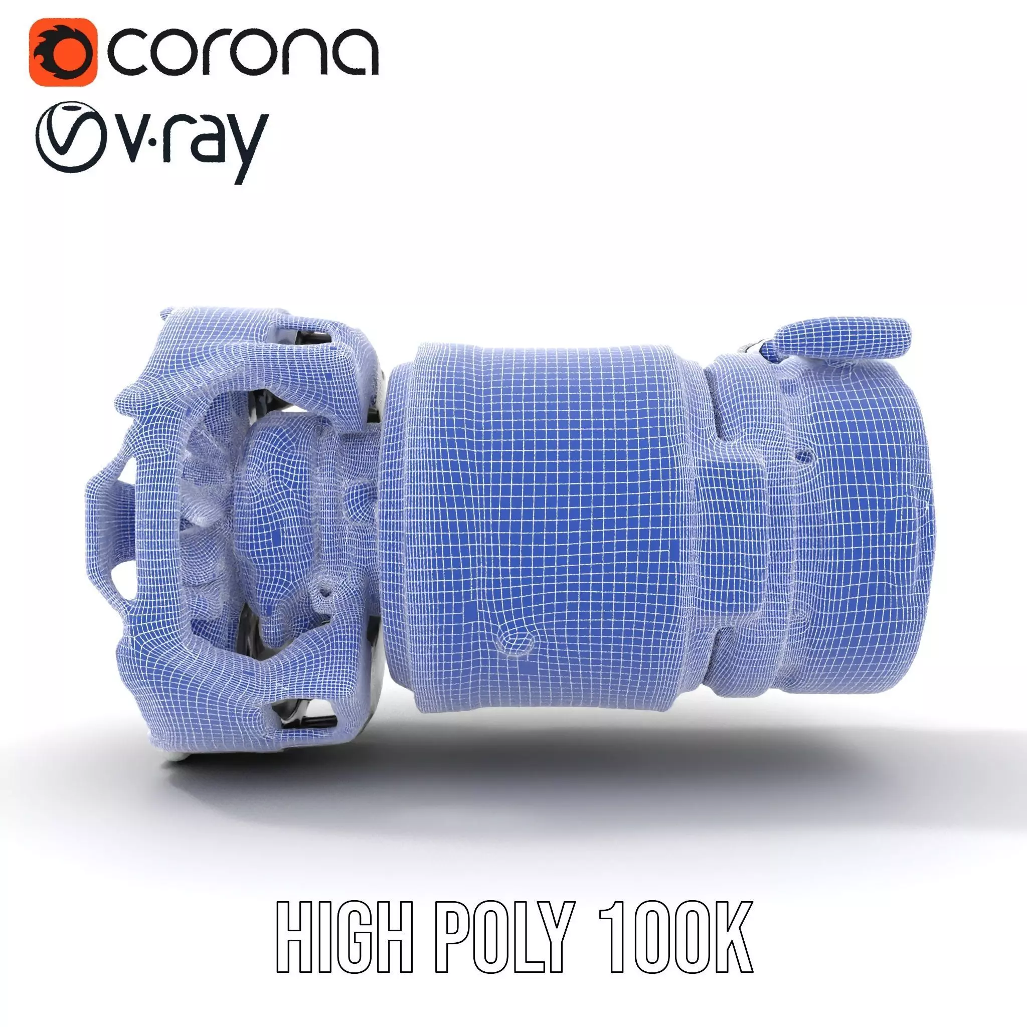 Futuristic Jet Engine Model Pack Low-poly 3D model_33