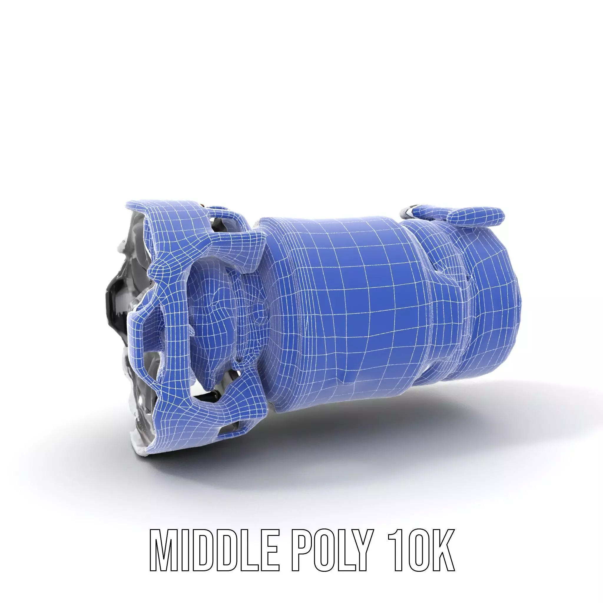 Futuristic Jet Engine Model Pack Low-poly 3D model_24