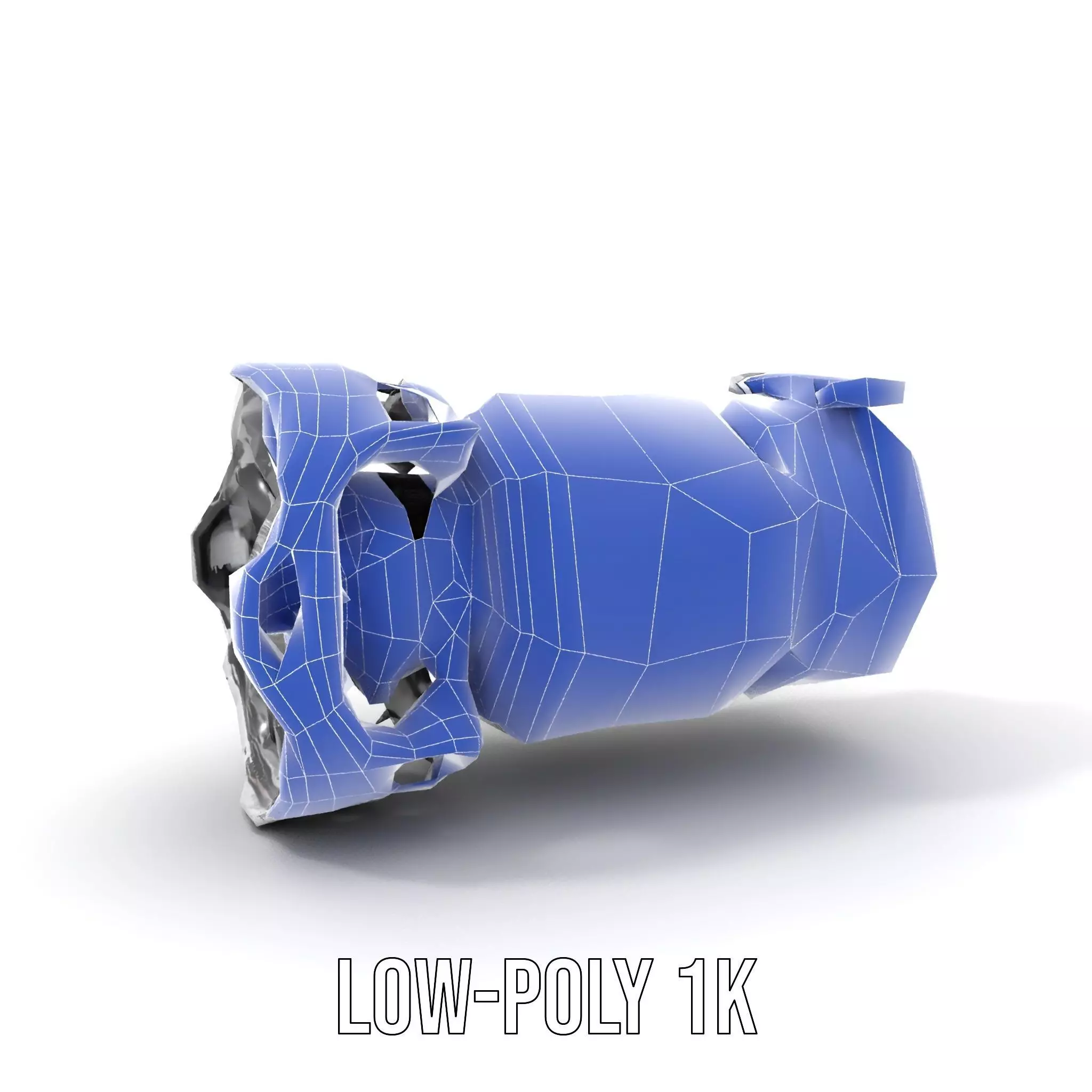 Futuristic Jet Engine Model Pack Low-poly 3D model_28