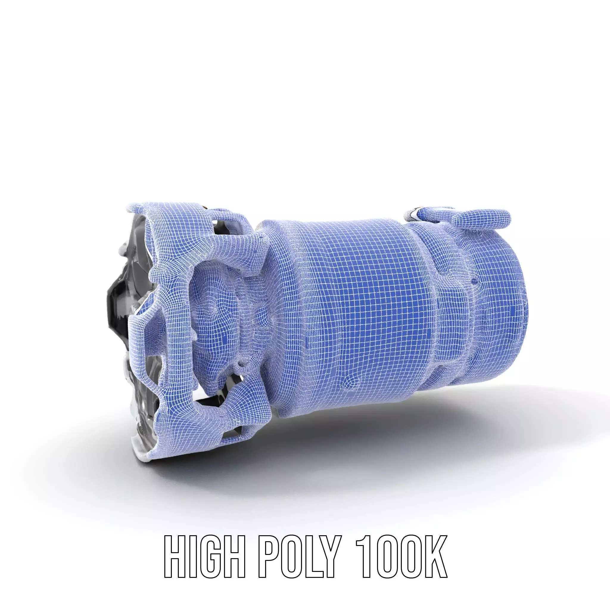 Futuristic Jet Engine Model Pack Low-poly 3D model_5