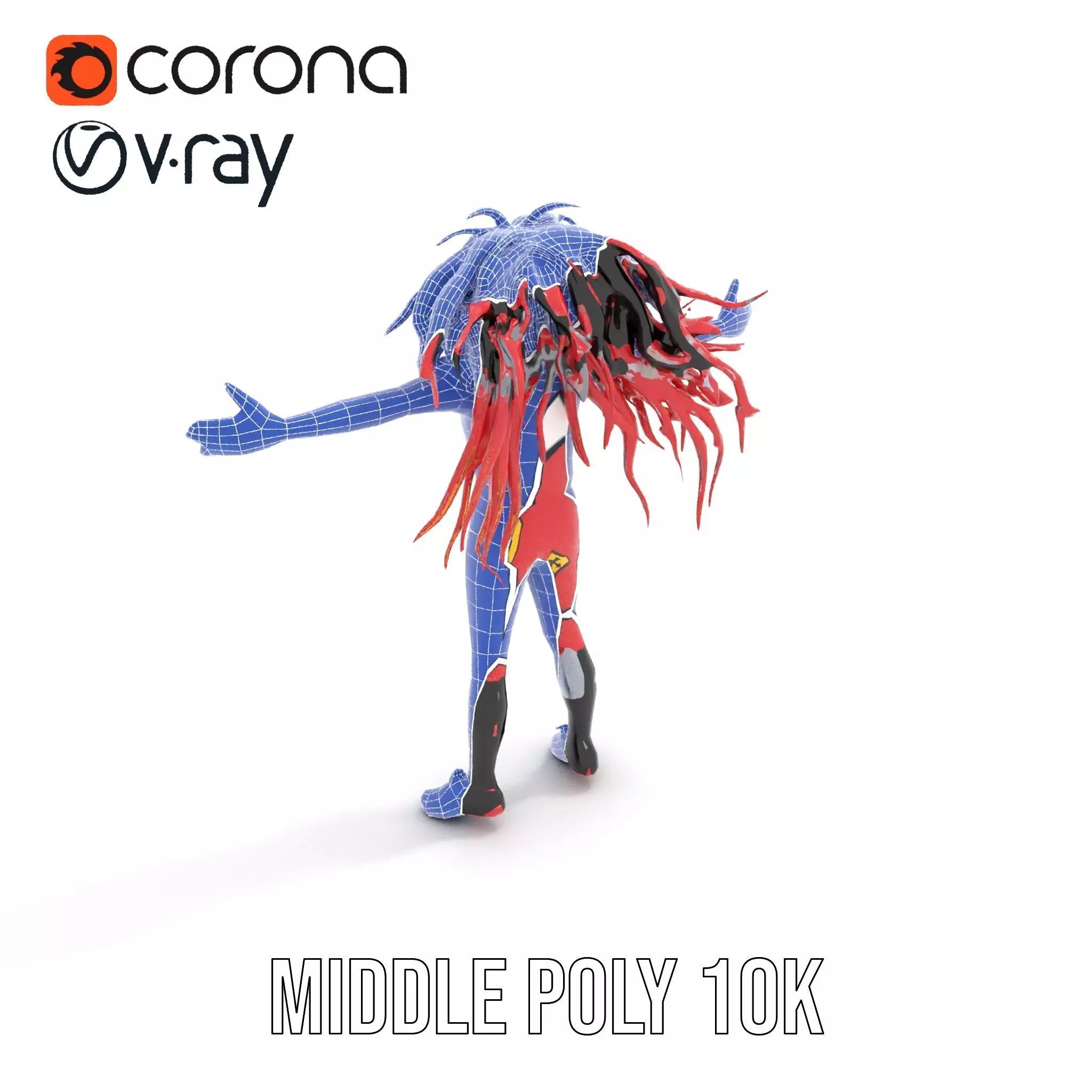 Industrial Hazard Tank model pack with warning signs Low-poly 3D model_24