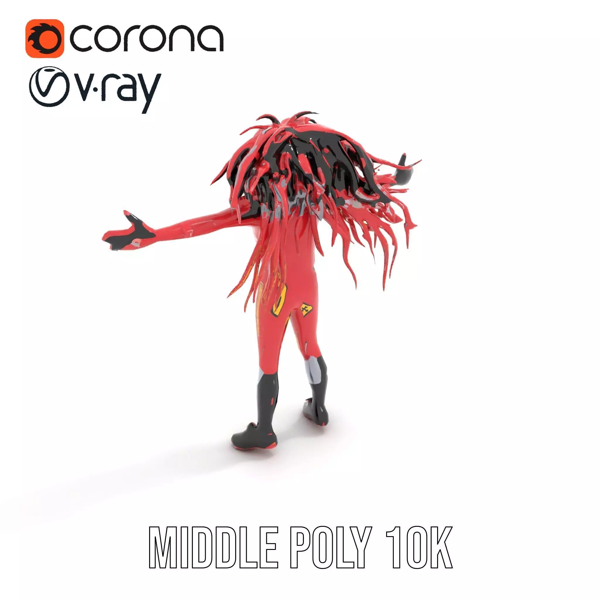 Industrial Hazard Tank model pack with warning signs Low-poly 3D model_21