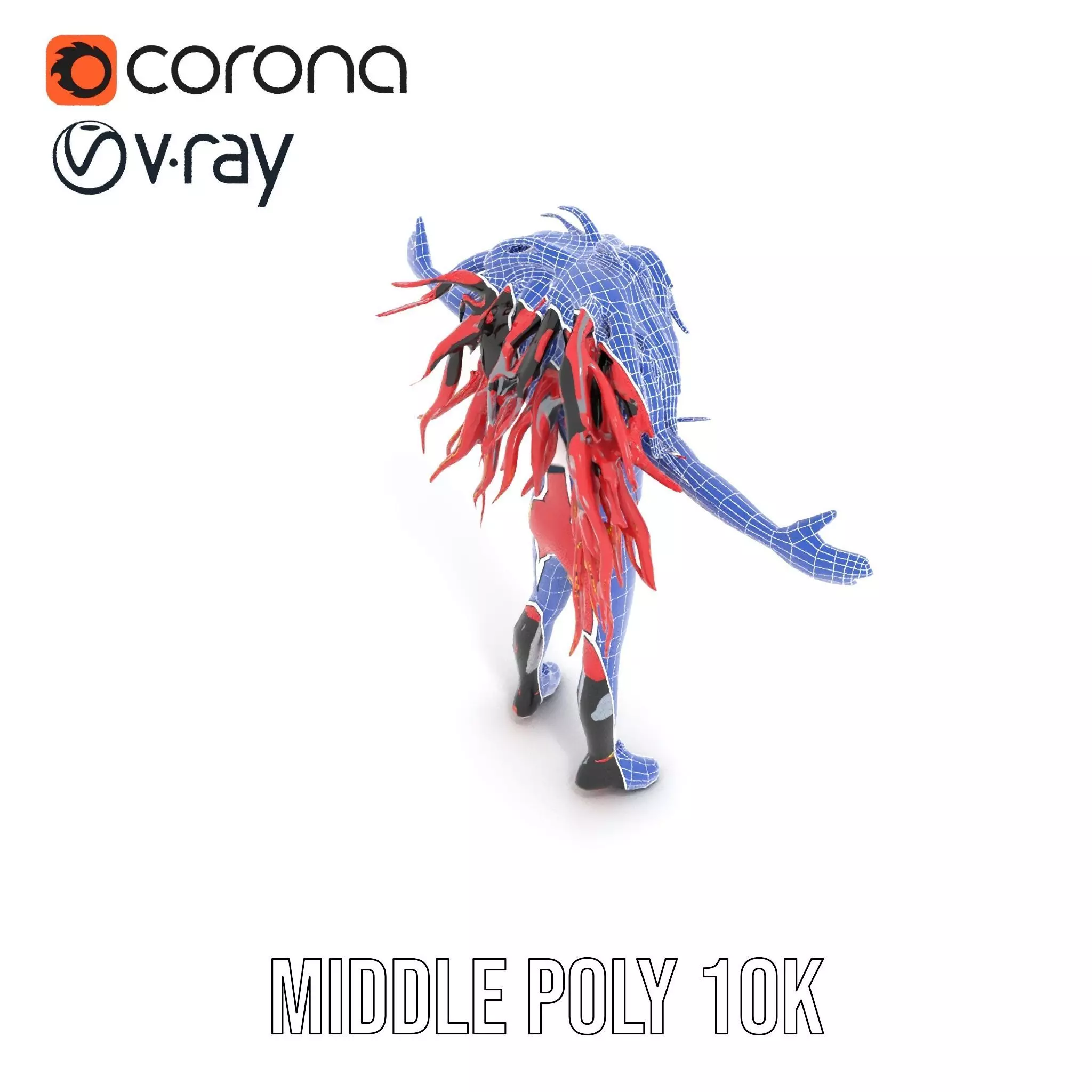 Industrial Hazard Tank model pack with warning signs Low-poly 3D model_9