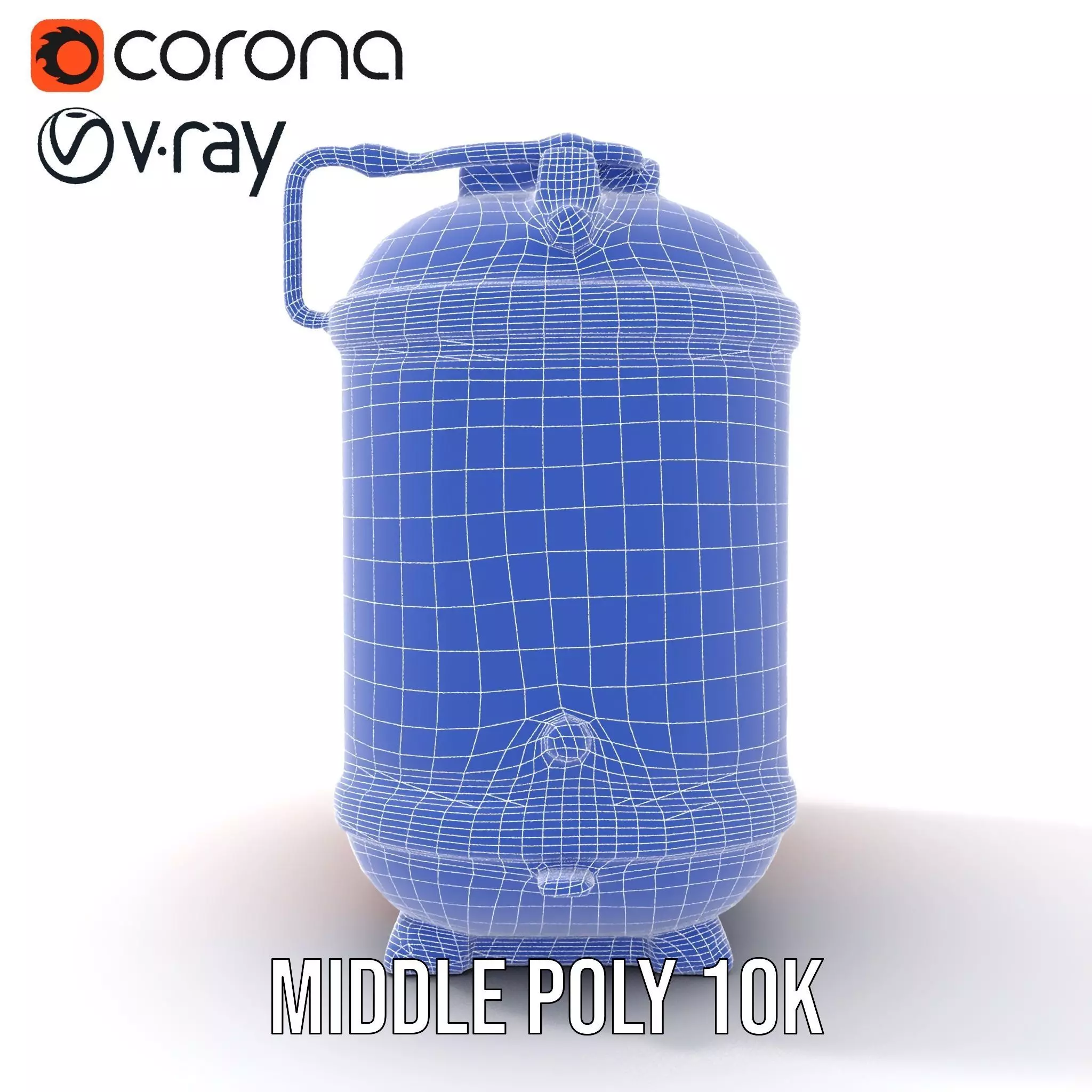 Hazardous Material Tank Model Pack Low-poly 3D model_27