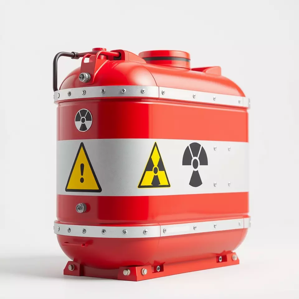 Hazardous Material Tank Model Pack Low-poly 3D model_2