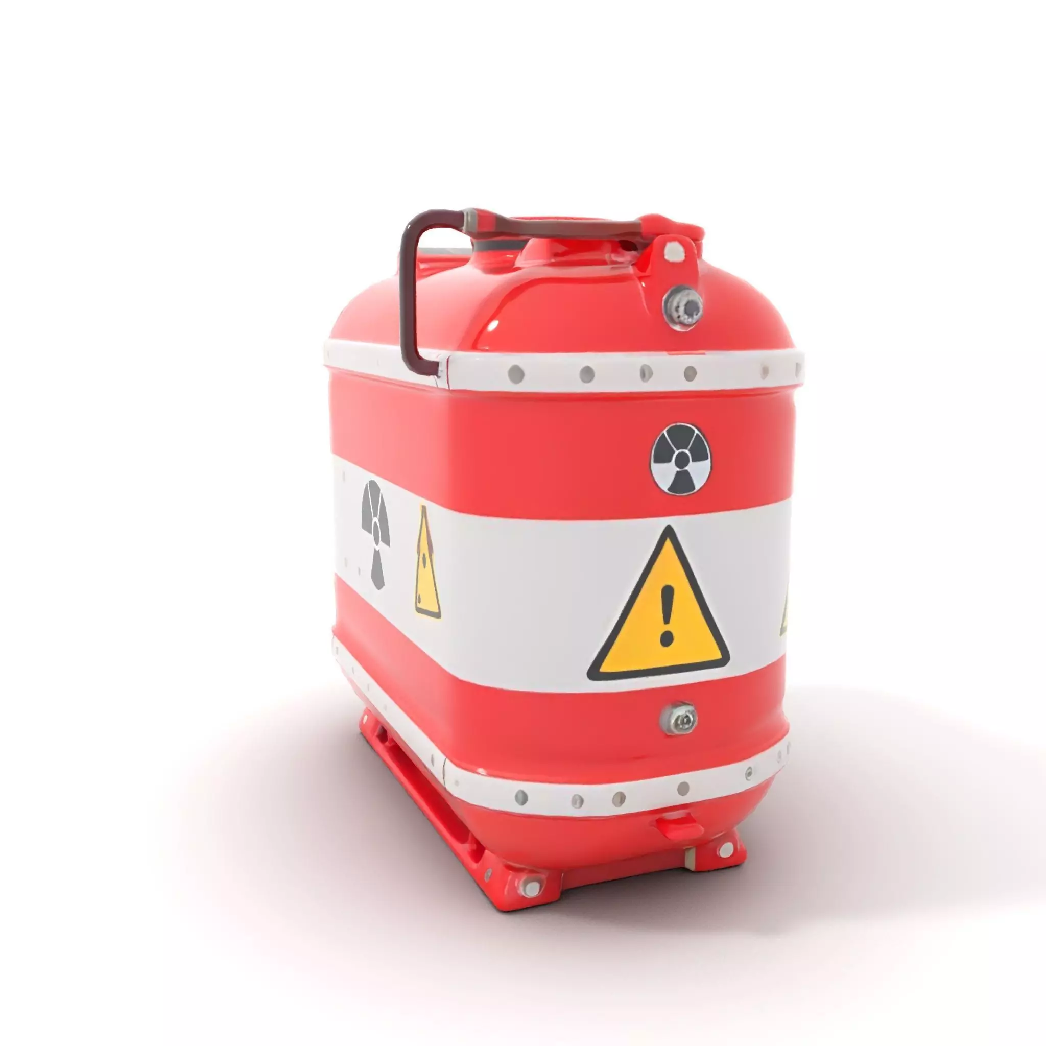 Hazardous Material Tank Model Pack Low-poly 3D model_13