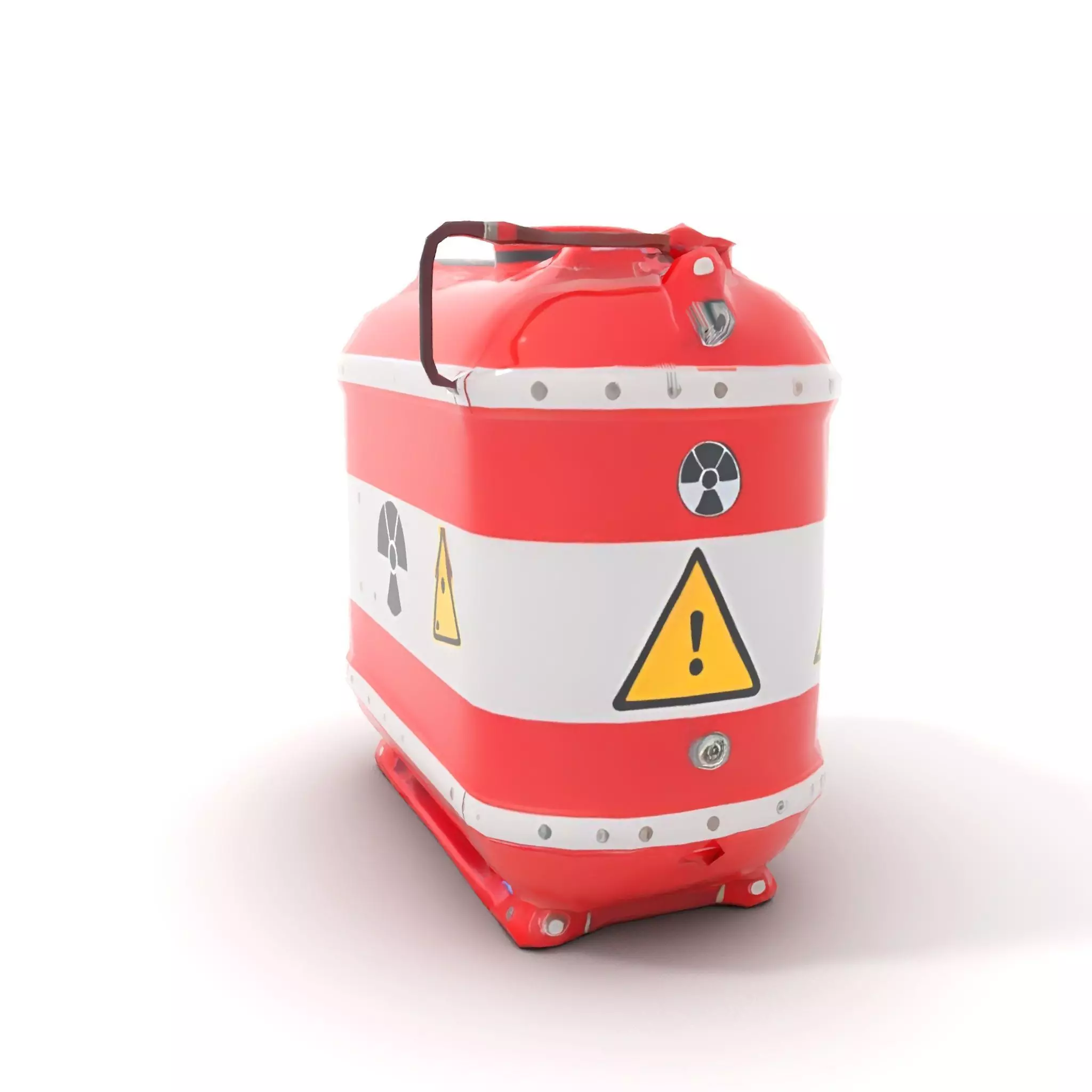 Hazardous Material Tank Model Pack Low-poly 3D model_14