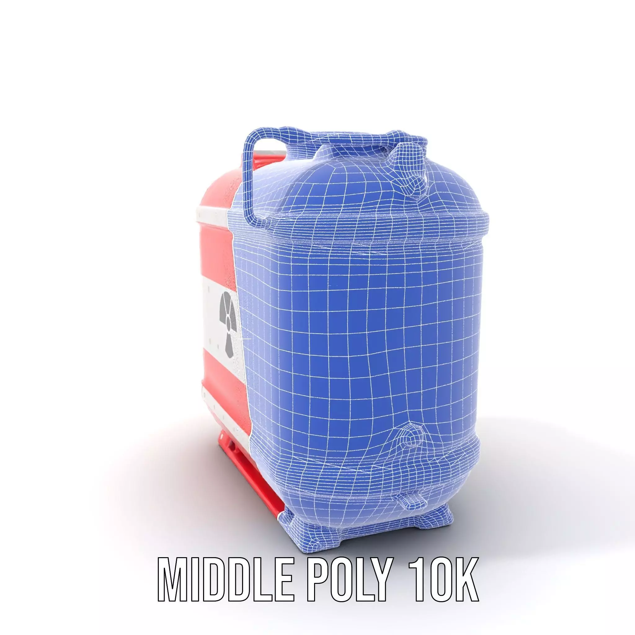 Hazardous Material Tank Model Pack Low-poly 3D model_24