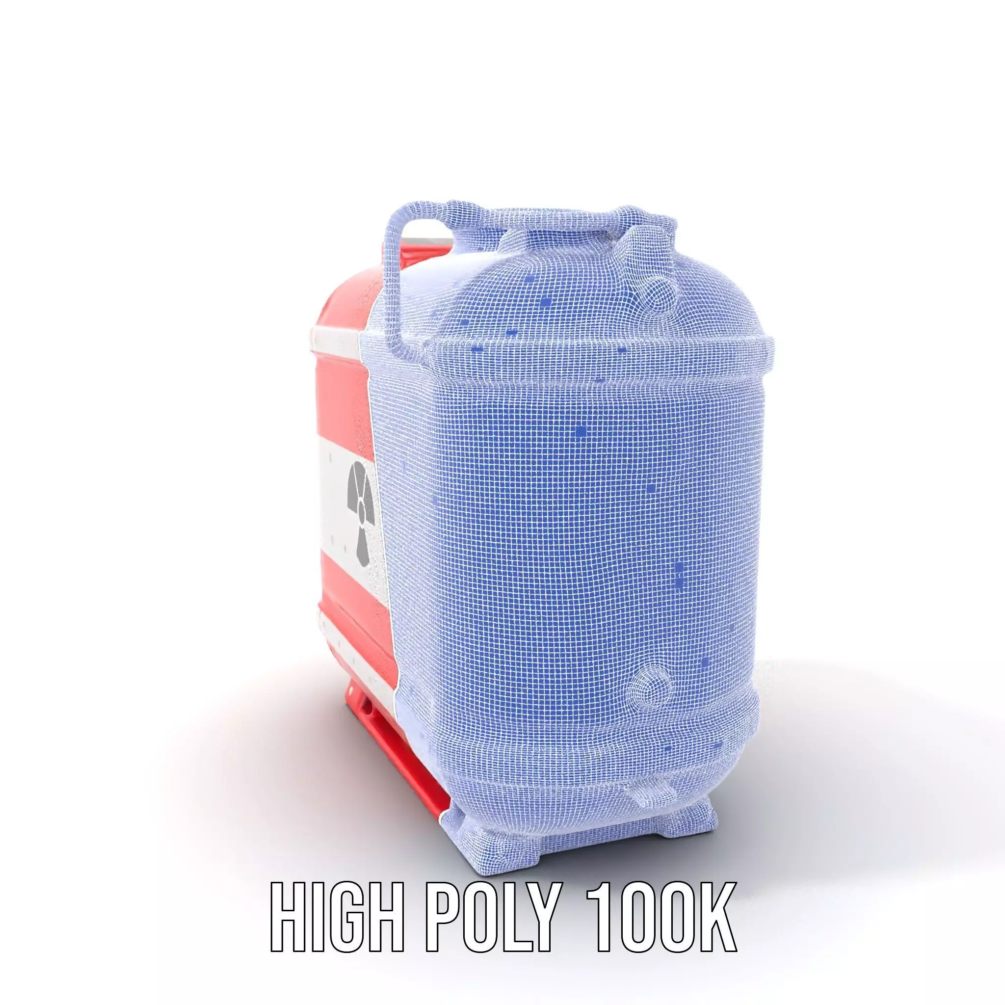 Hazardous Material Tank Model Pack Low-poly 3D model_4