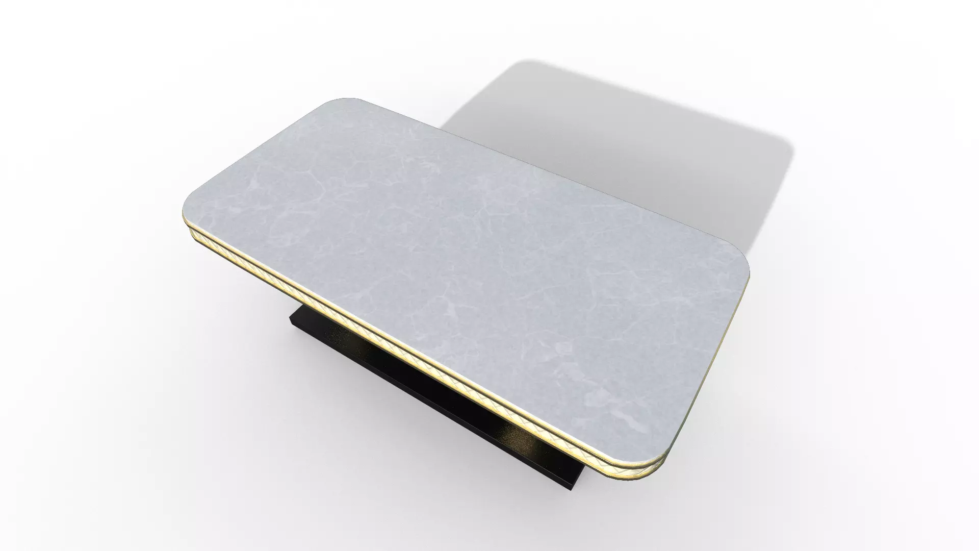 Modern Table Low-poly 3D model_4