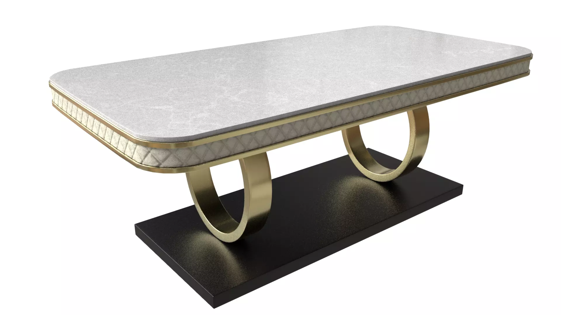 Modern Table Low-poly 3D model_0