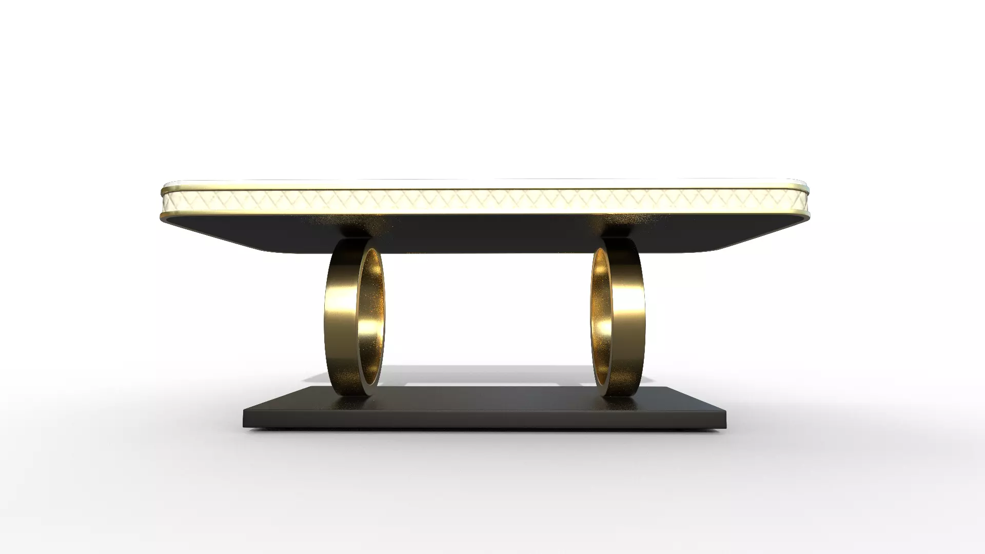 Modern Table Low-poly 3D model_5