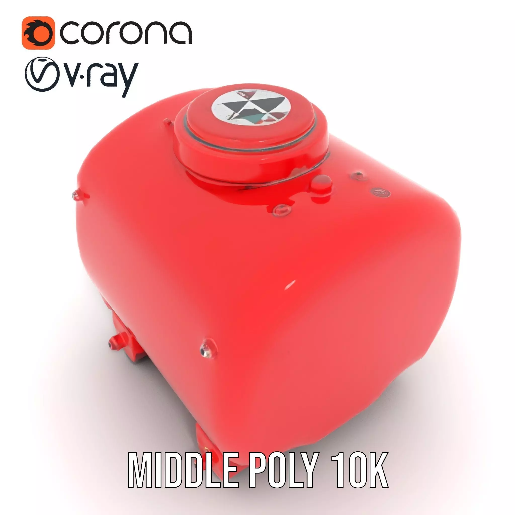 Industrial Hazard Tank model pack with warning labels Low-poly 3D model_22