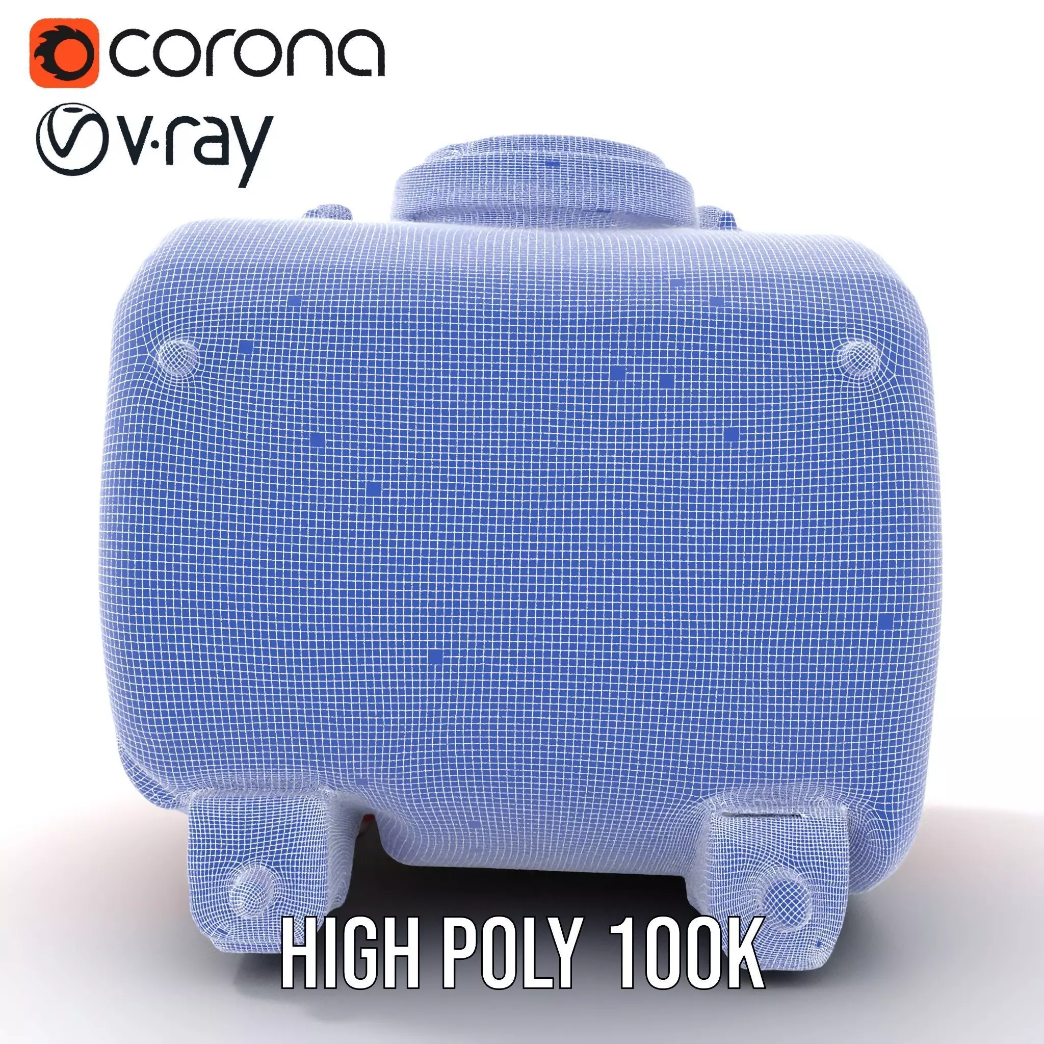 Industrial Hazard Tank model pack with warning labels Low-poly 3D model_33