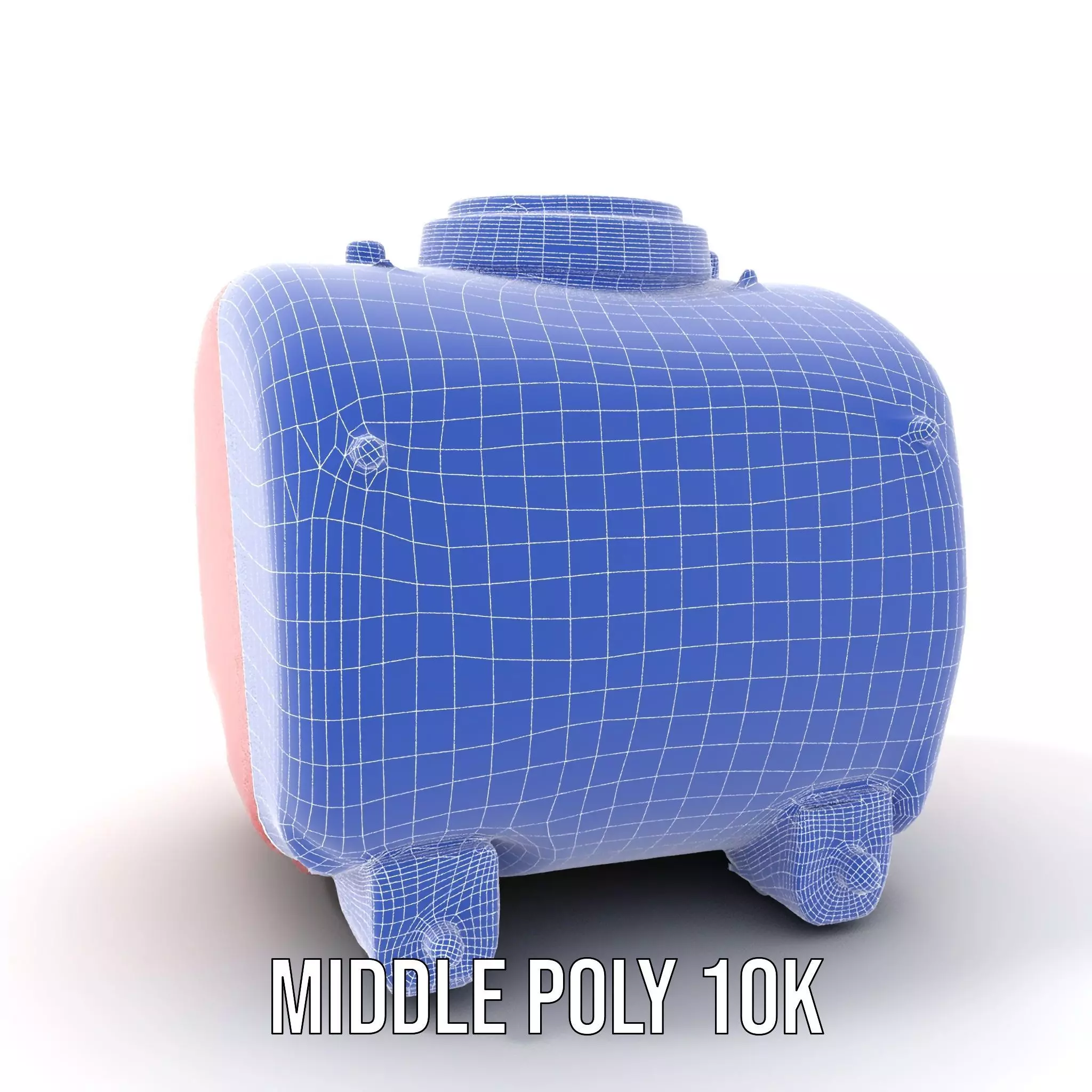 Industrial Hazard Tank model pack with warning labels Low-poly 3D model_19