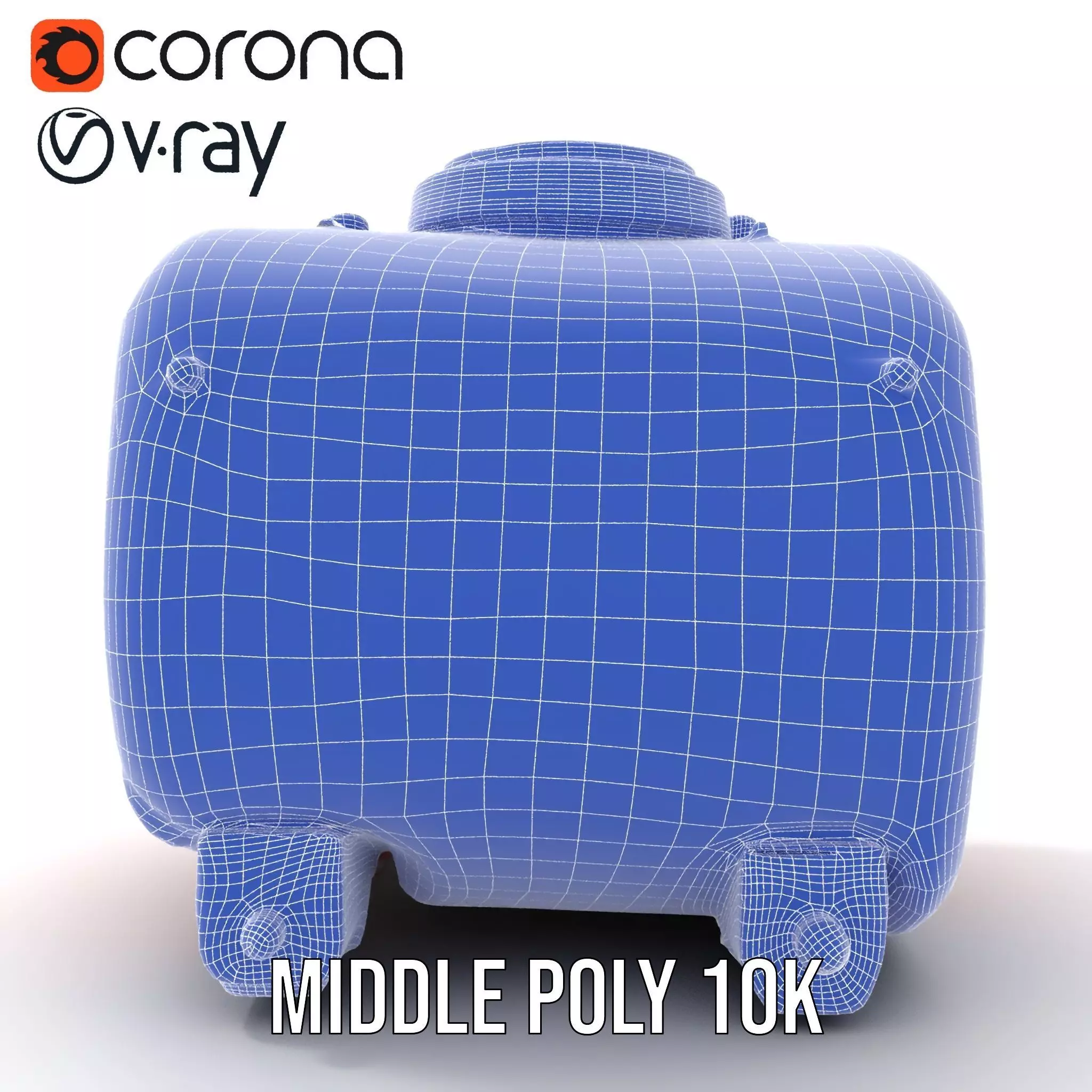 Industrial Hazard Tank model pack with warning labels Low-poly 3D model_24