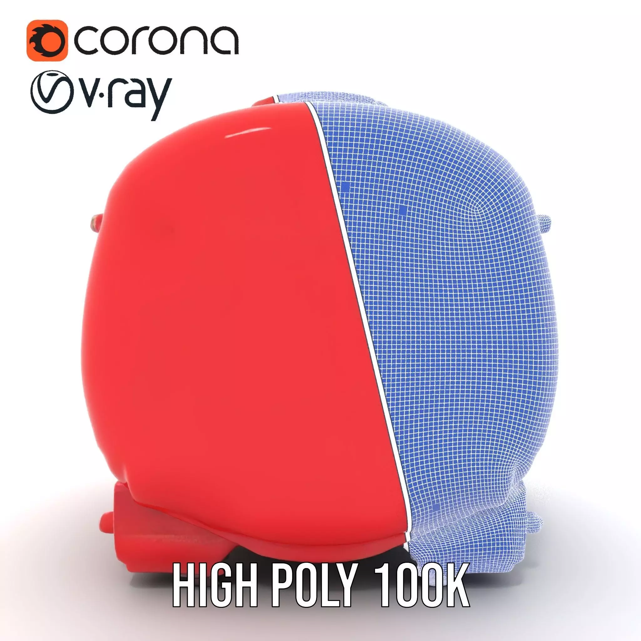 Industrial Hazard Tank model pack with warning labels Low-poly 3D model_34