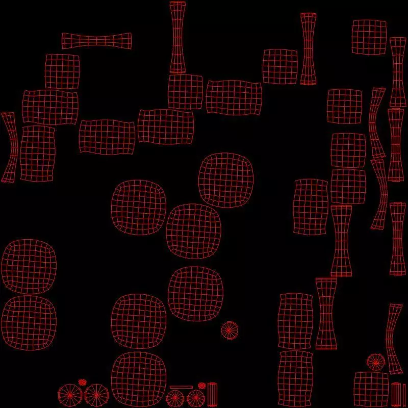 Heroin Molecule Low-poly 3D model_9