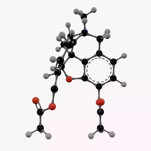 Heroin Molecule