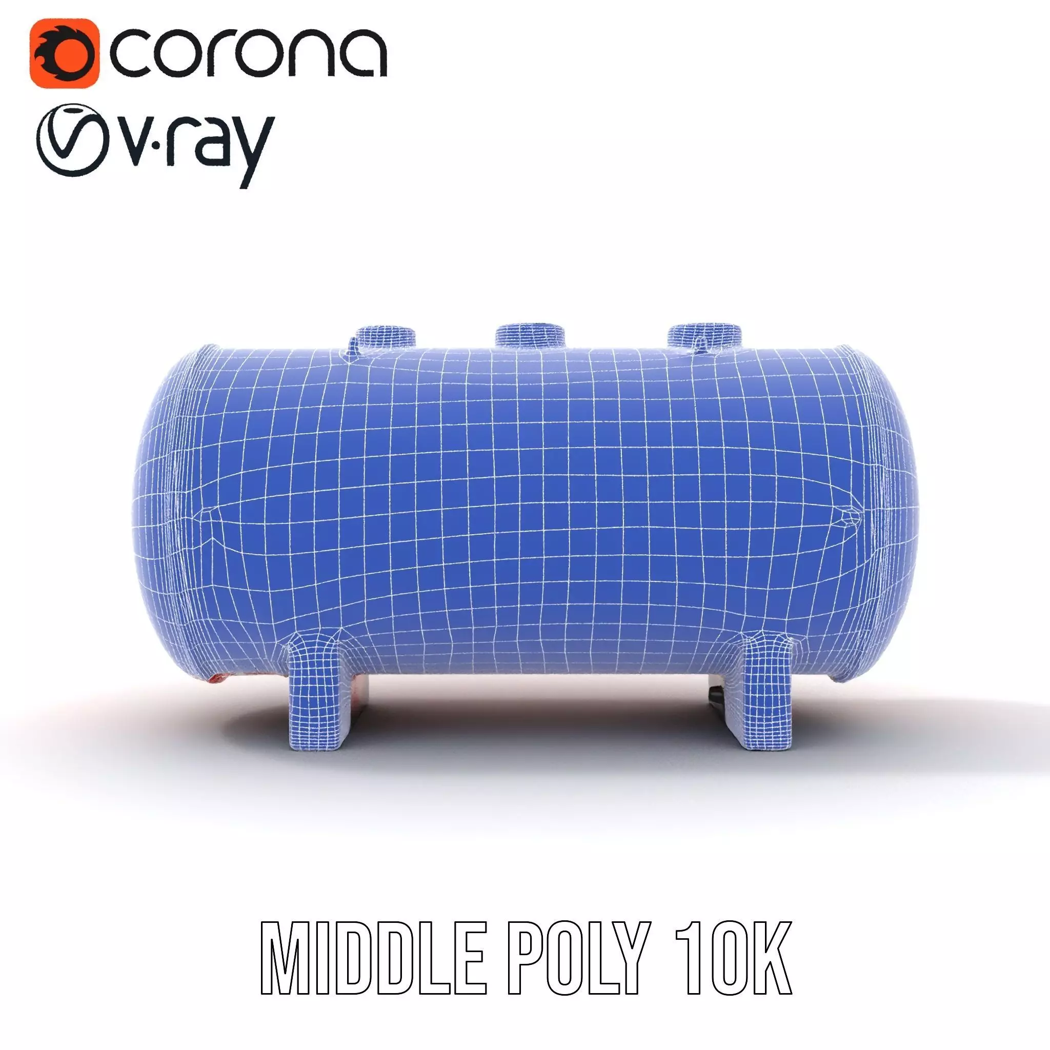 Radiation Tank model pack with PBR textures Low-poly 3D model_21