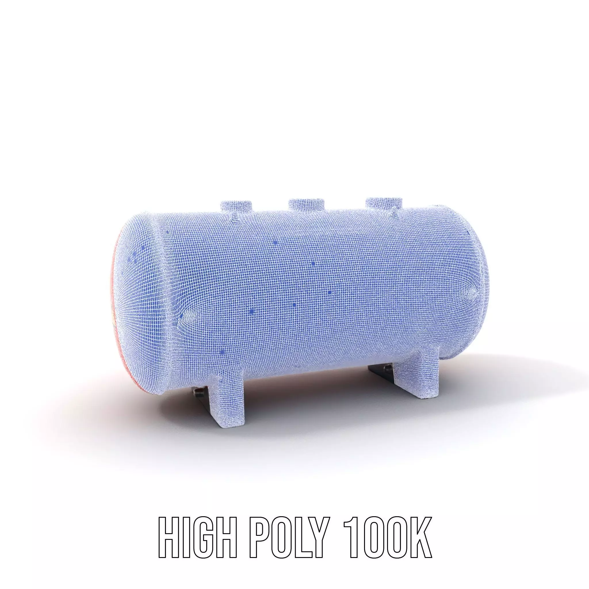 Radiation Tank model pack with PBR textures Low-poly 3D model_4