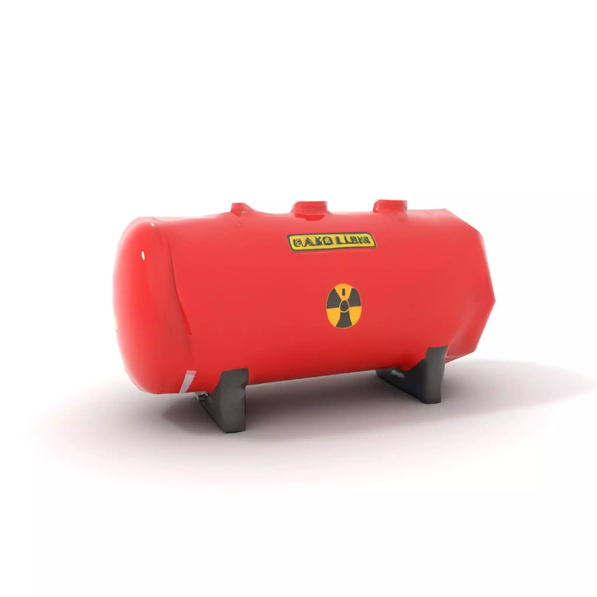 Radiation Tank model pack with PBR textures Low-poly 3D model_9