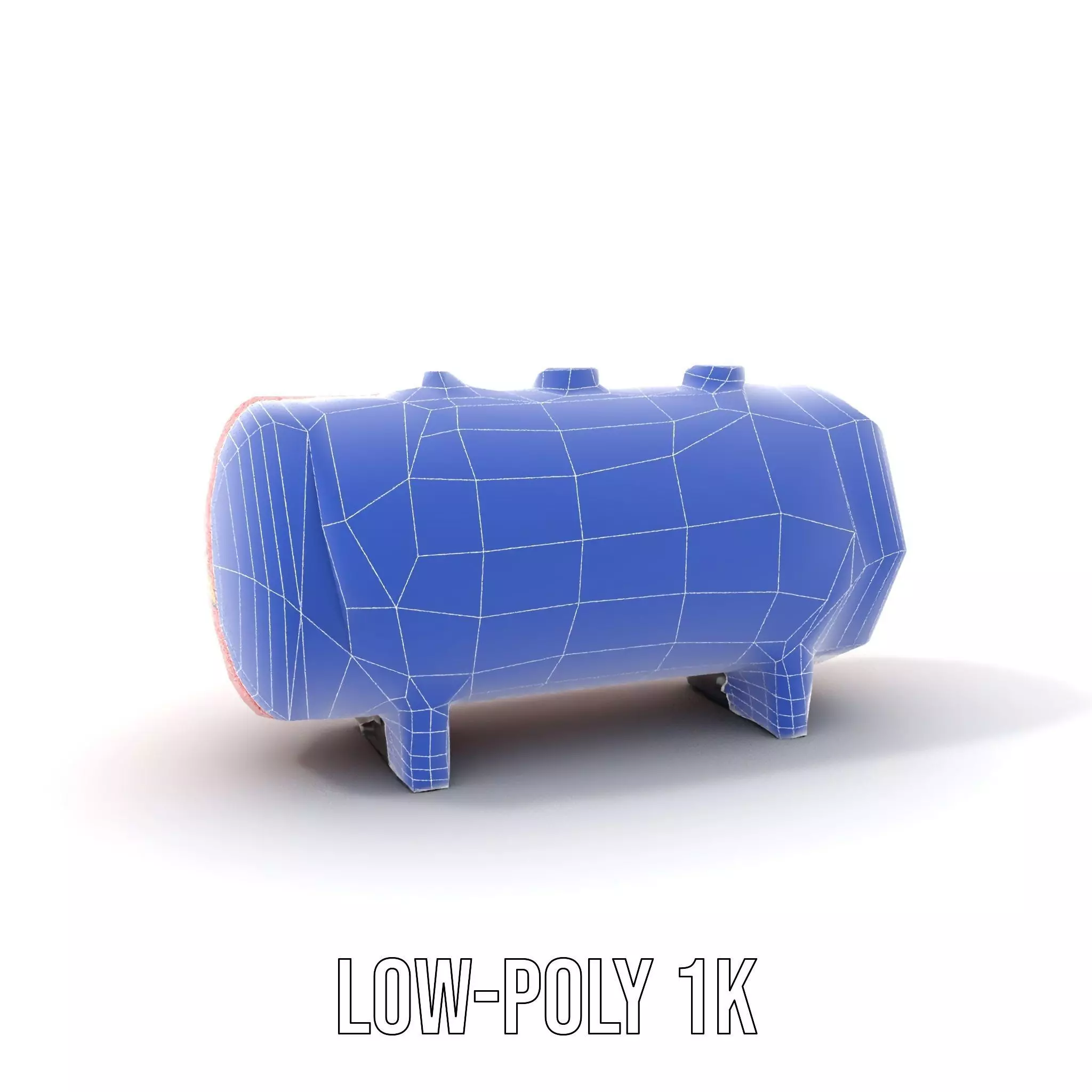 Radiation Tank model pack with PBR textures Low-poly 3D model_14