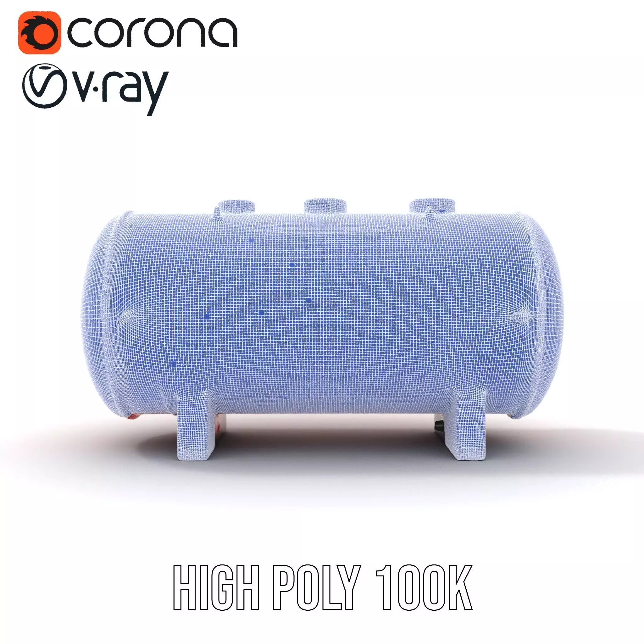 Radiation Tank model pack with PBR textures Low-poly 3D model_33