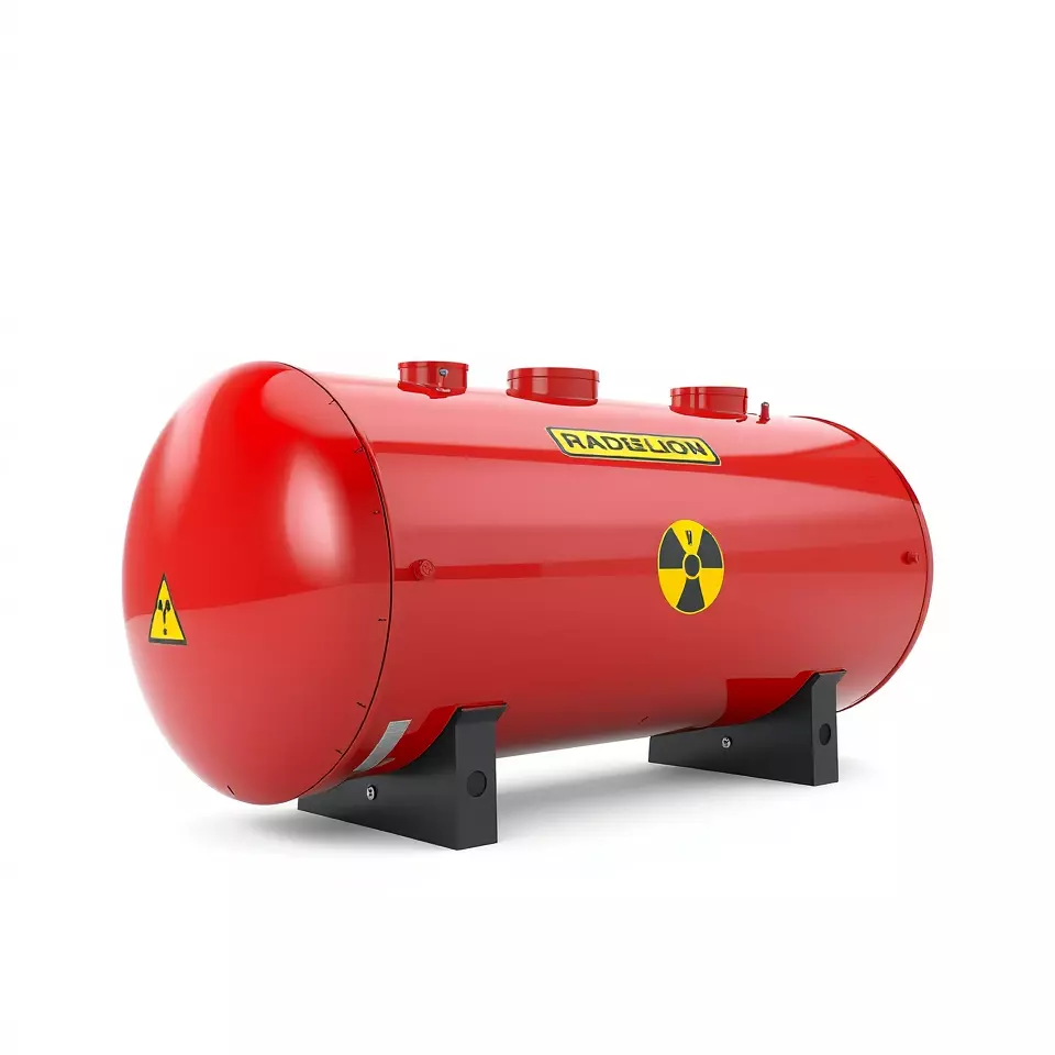 Radiation Tank model pack with PBR textures Low-poly 3D model_2