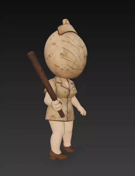 Enfermera Silent hill Chibi 3D print model_3