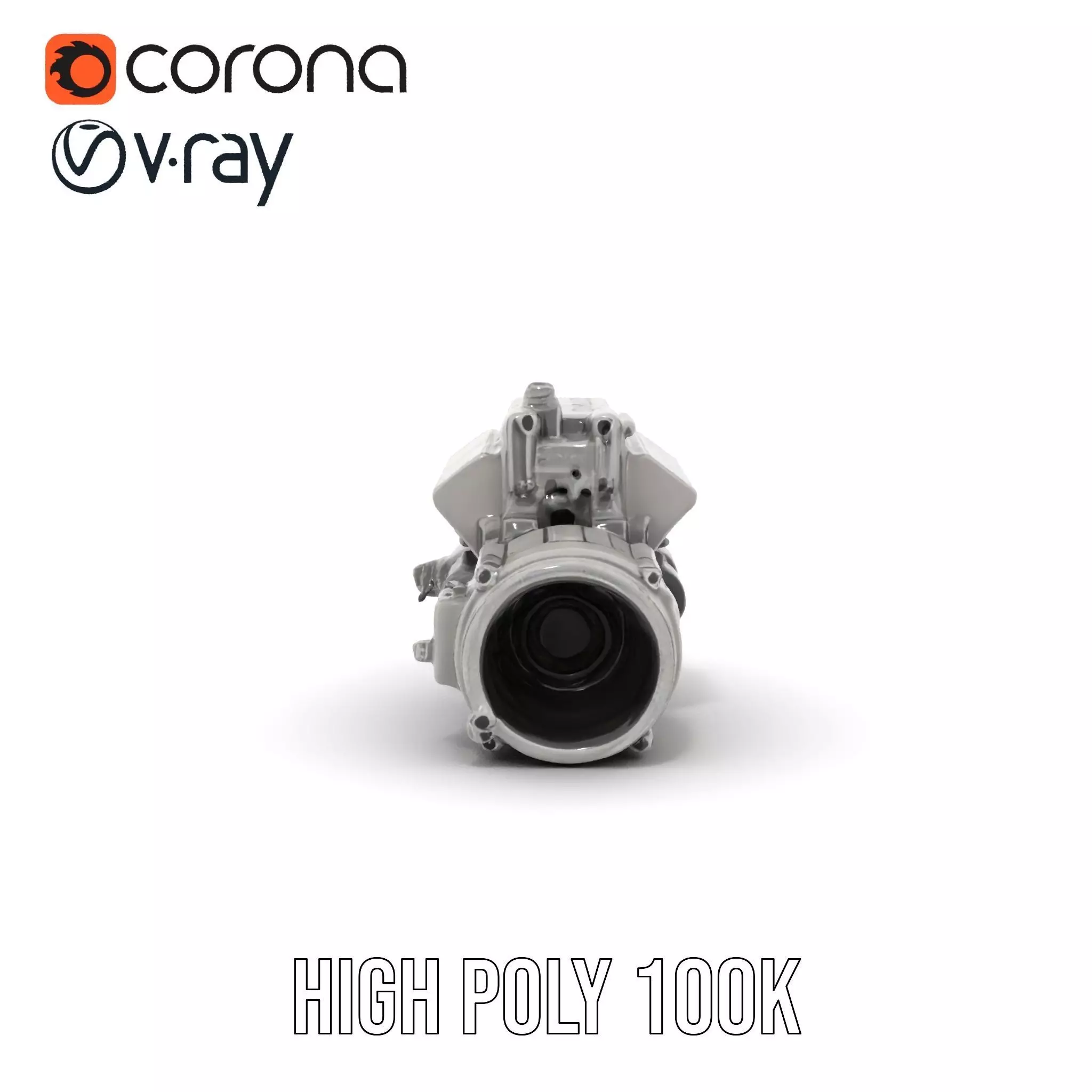 Tactical Weapon Attachment Model Pack Low-poly 3D model_32