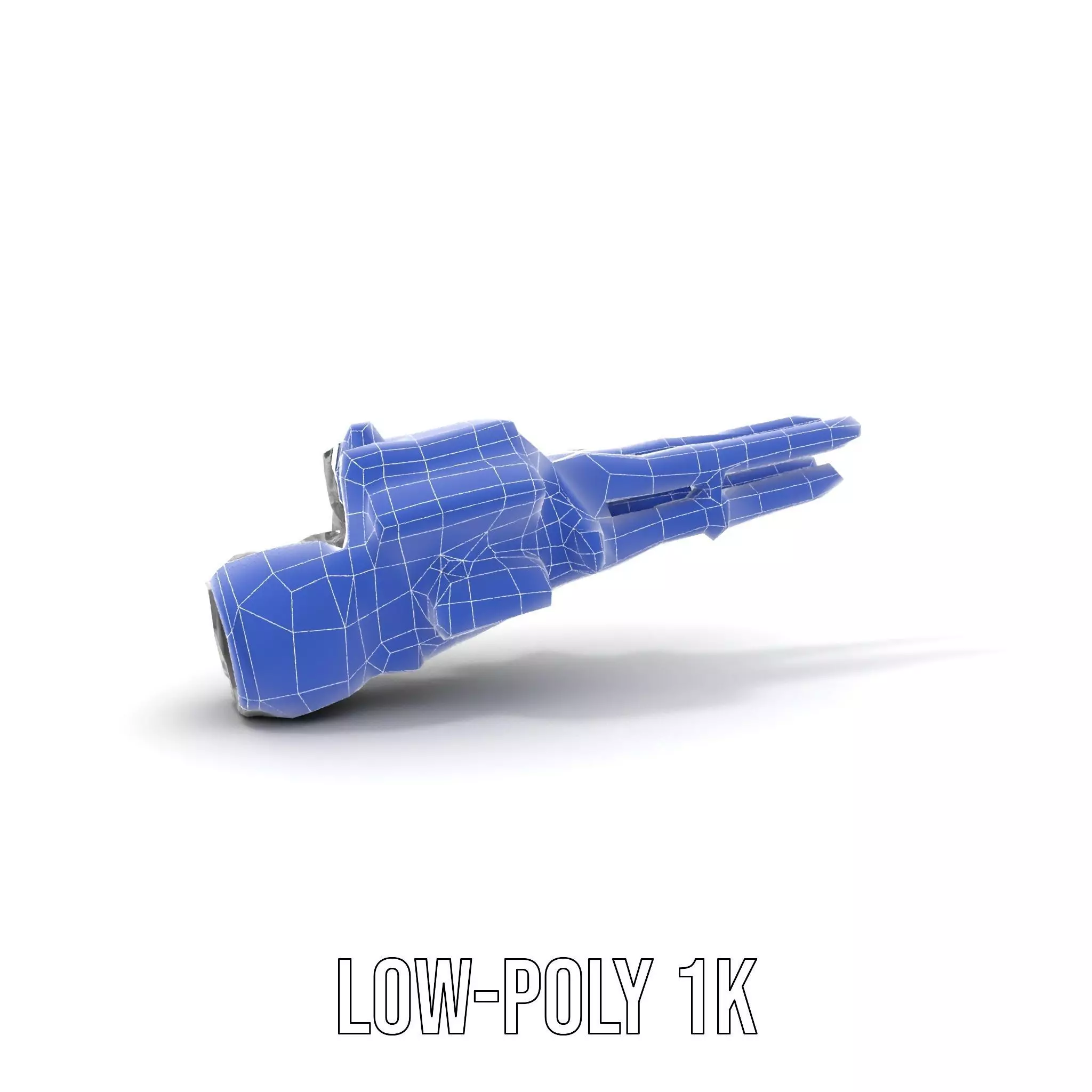 Tactical Weapon Attachment Model Pack Low-poly 3D model_27